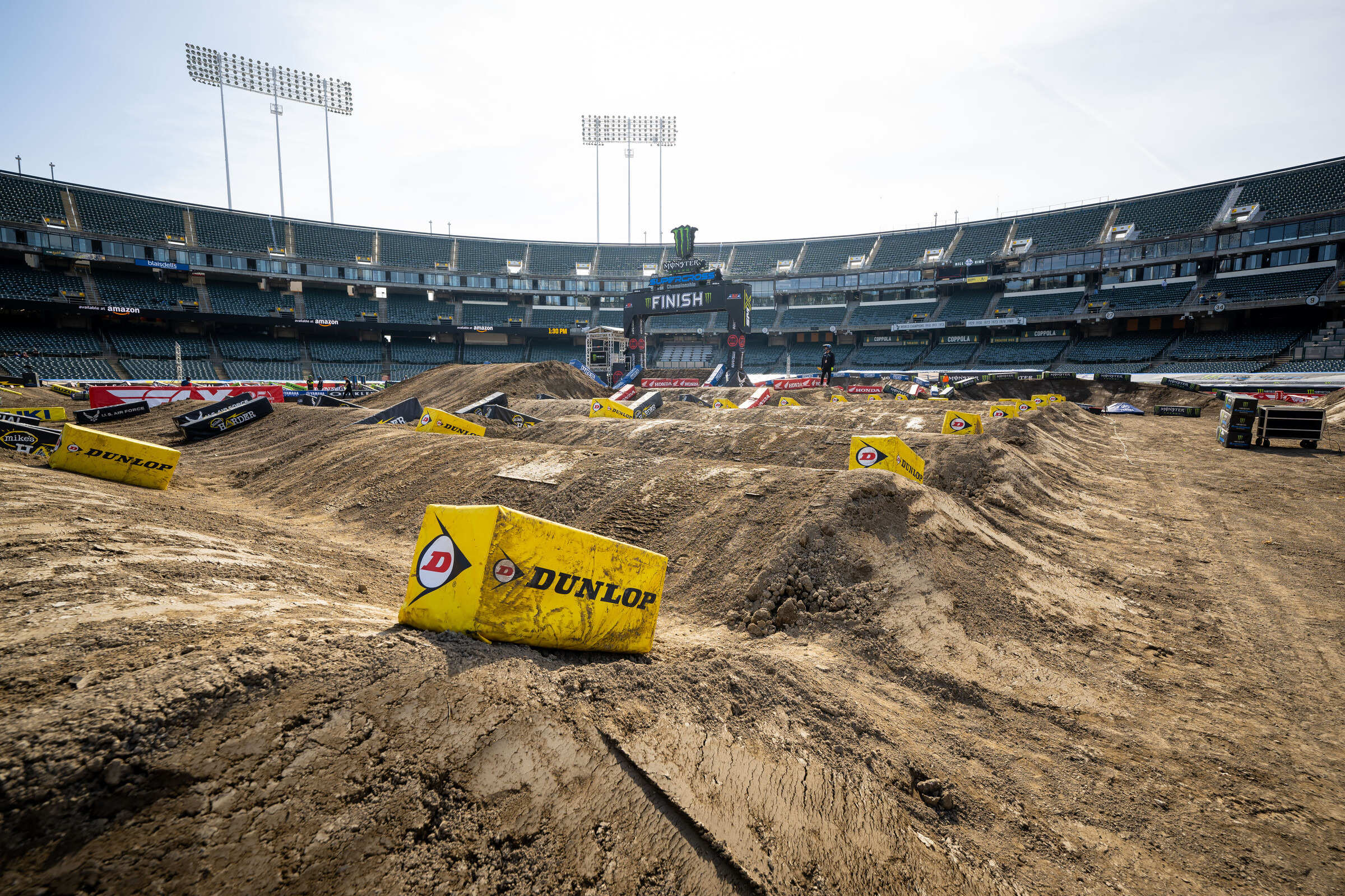 There are two sets up whoops here in Oakland.