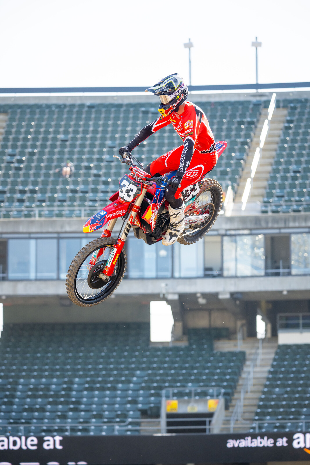 Pierce Brown looked good in practice and ended up fifth fastest overall.