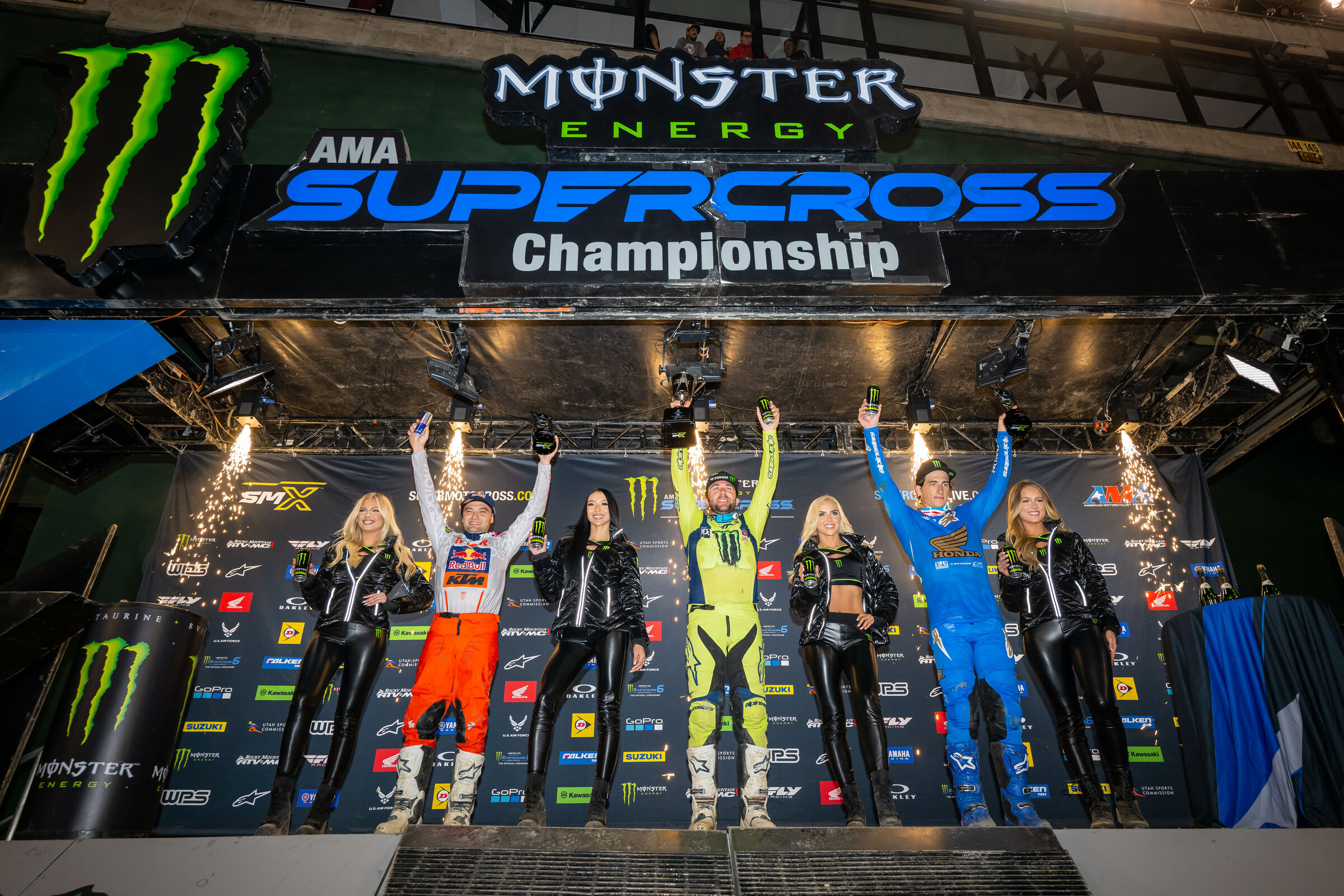 Cooper Webb and Chase Sexton are now tied for second place.