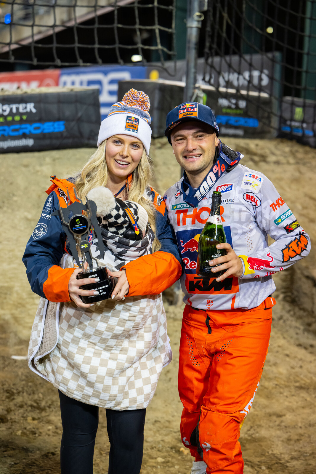 Webb with his family.