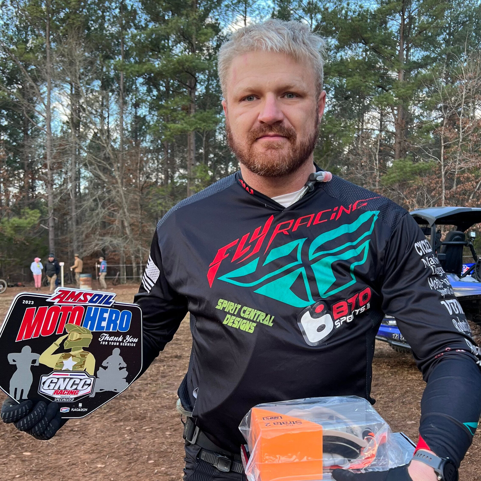 Kyle Napier was the Big Buck AMSOIL Moto Hero Award recipient.