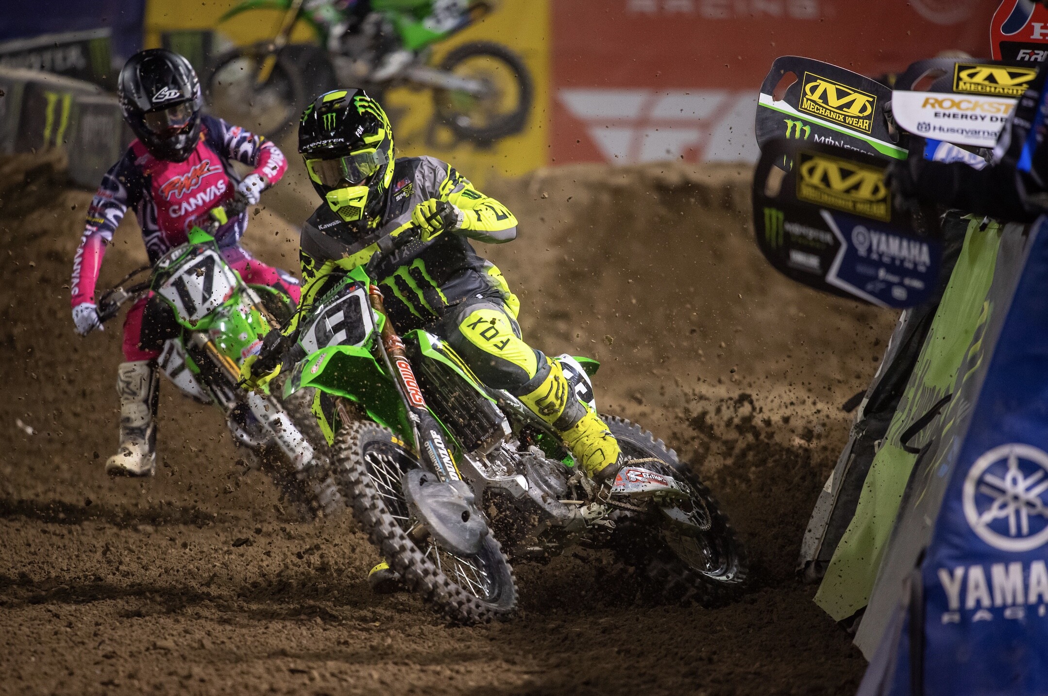Adam Cianciarulo leads Joey Savatgy.