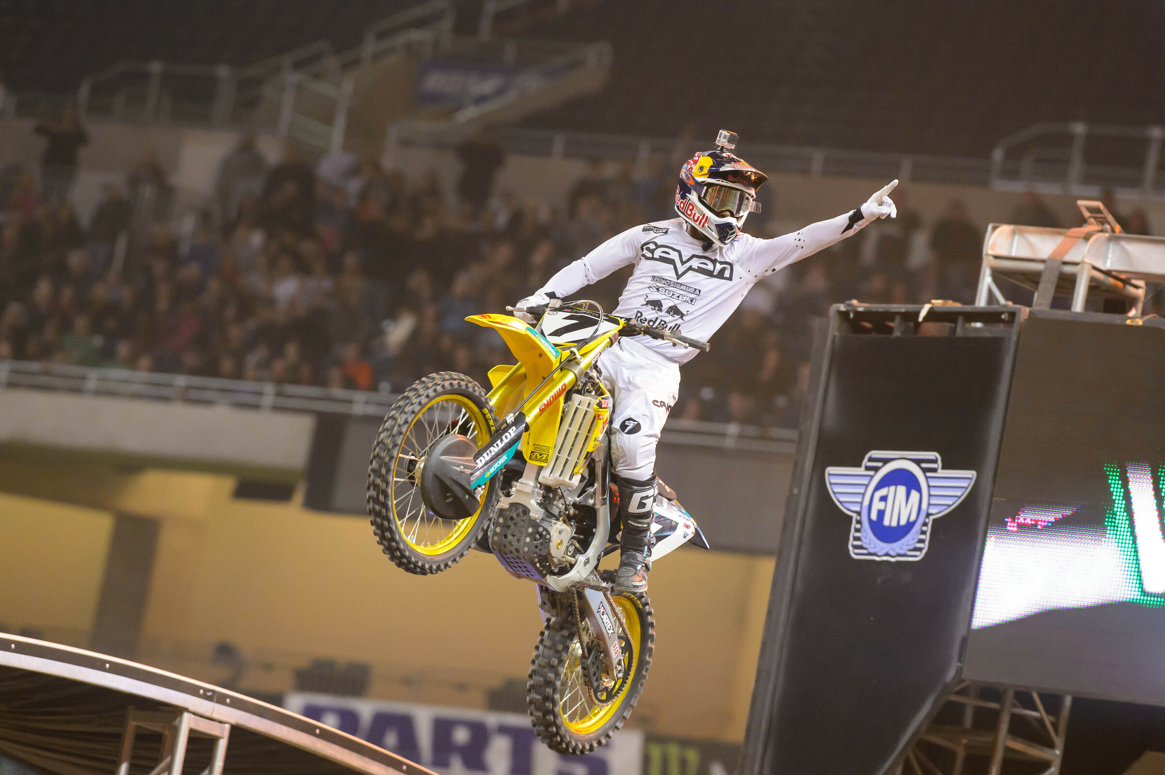 Stewart taking his 48th career AMA Supercross premier class win.