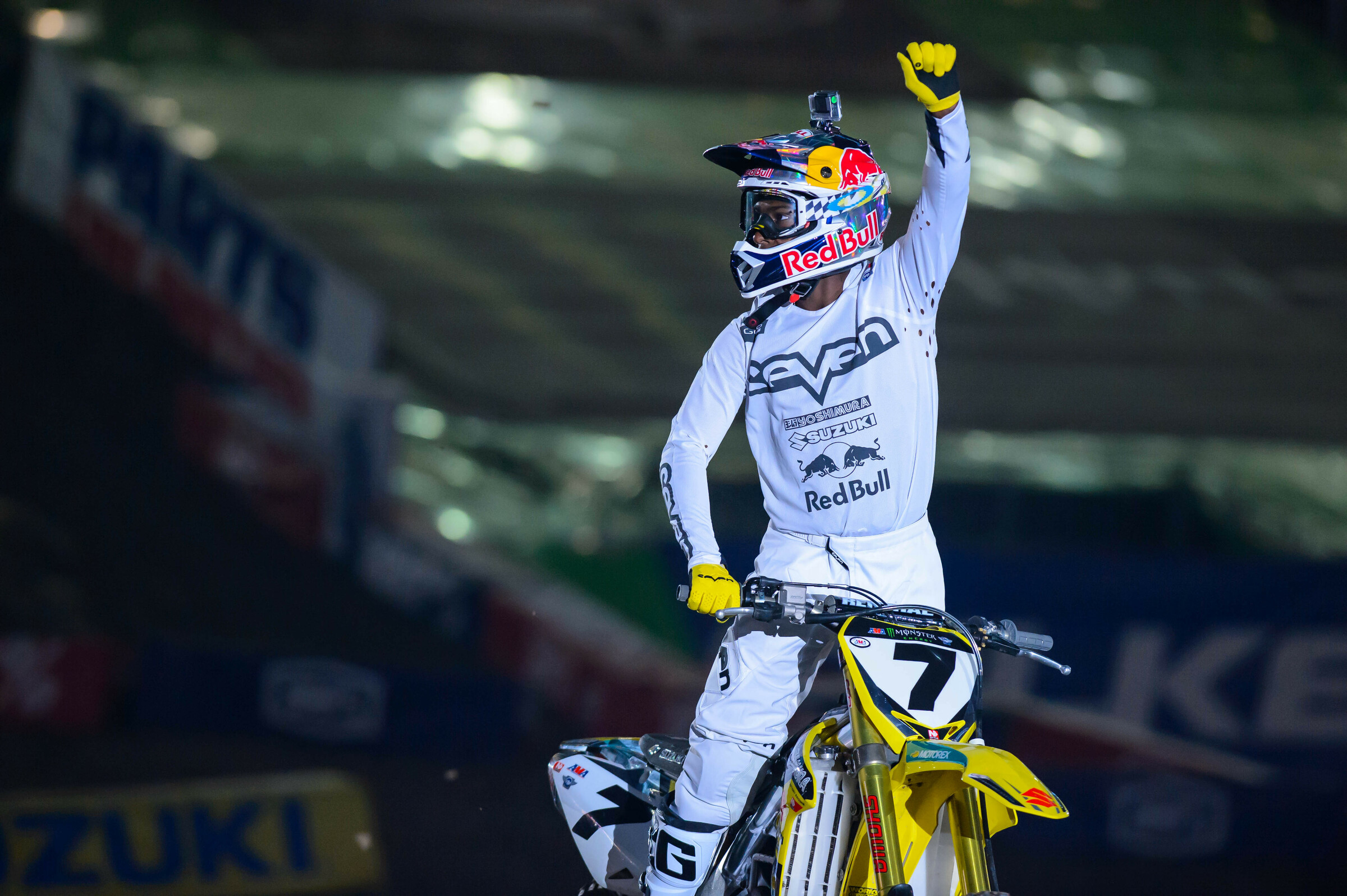 Stewart at the 2014 Detroit SX.