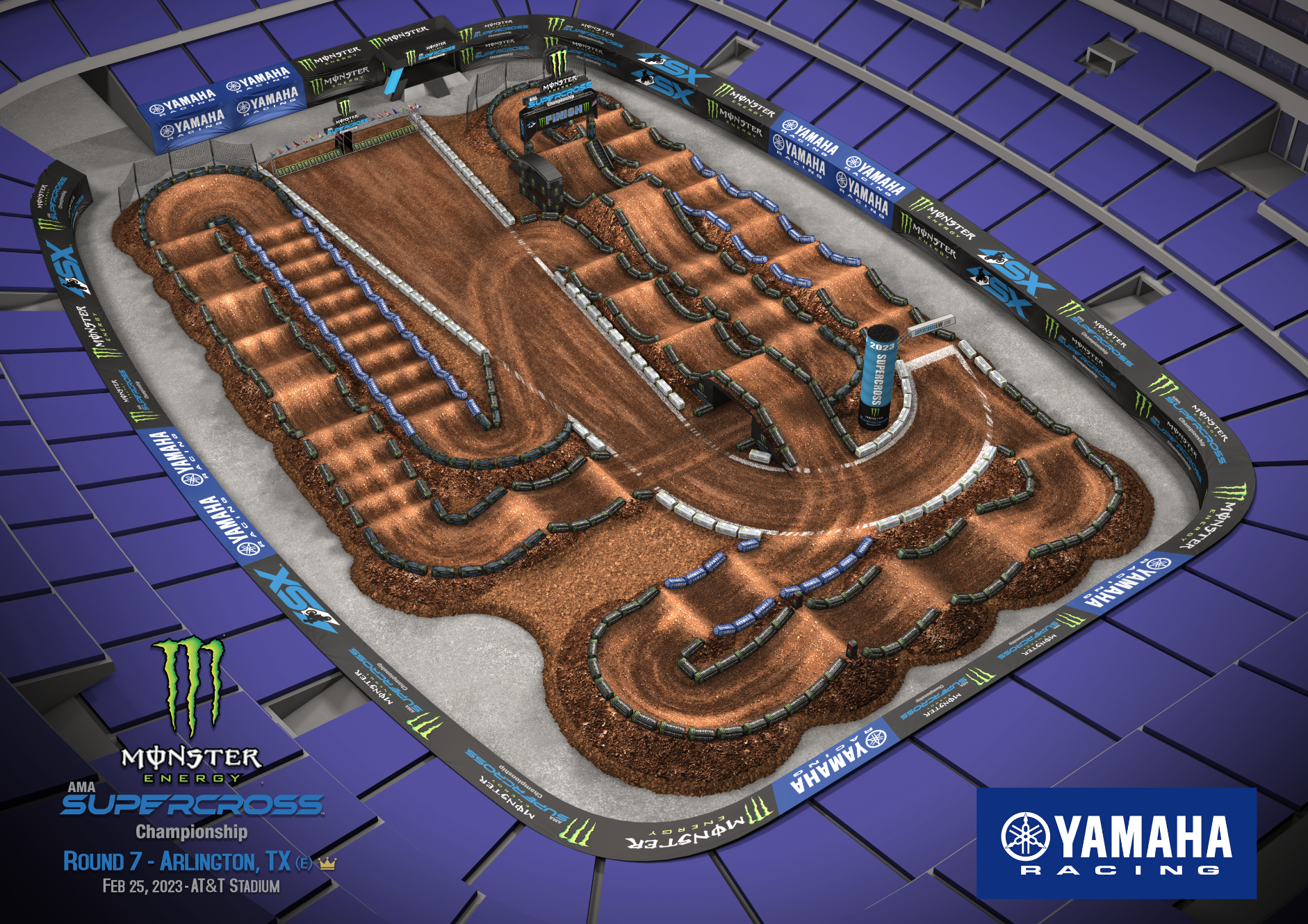 Watch: Arlington Supercross Animated Track Map, Preview with Casey Cochran