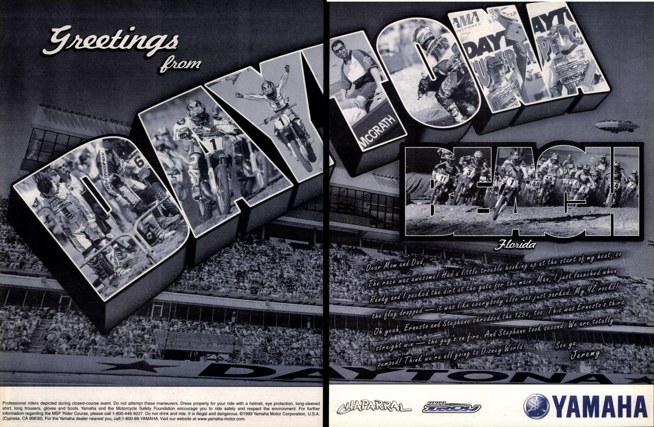 1999, McGrath's last (of three) Daytona wins.