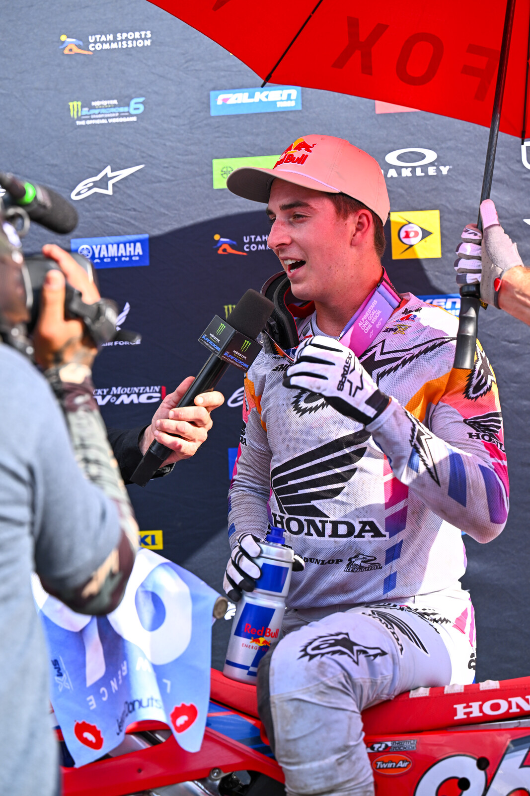 Hunter Lawrence is the top 250SX qualifier at the Daytona Supercross.