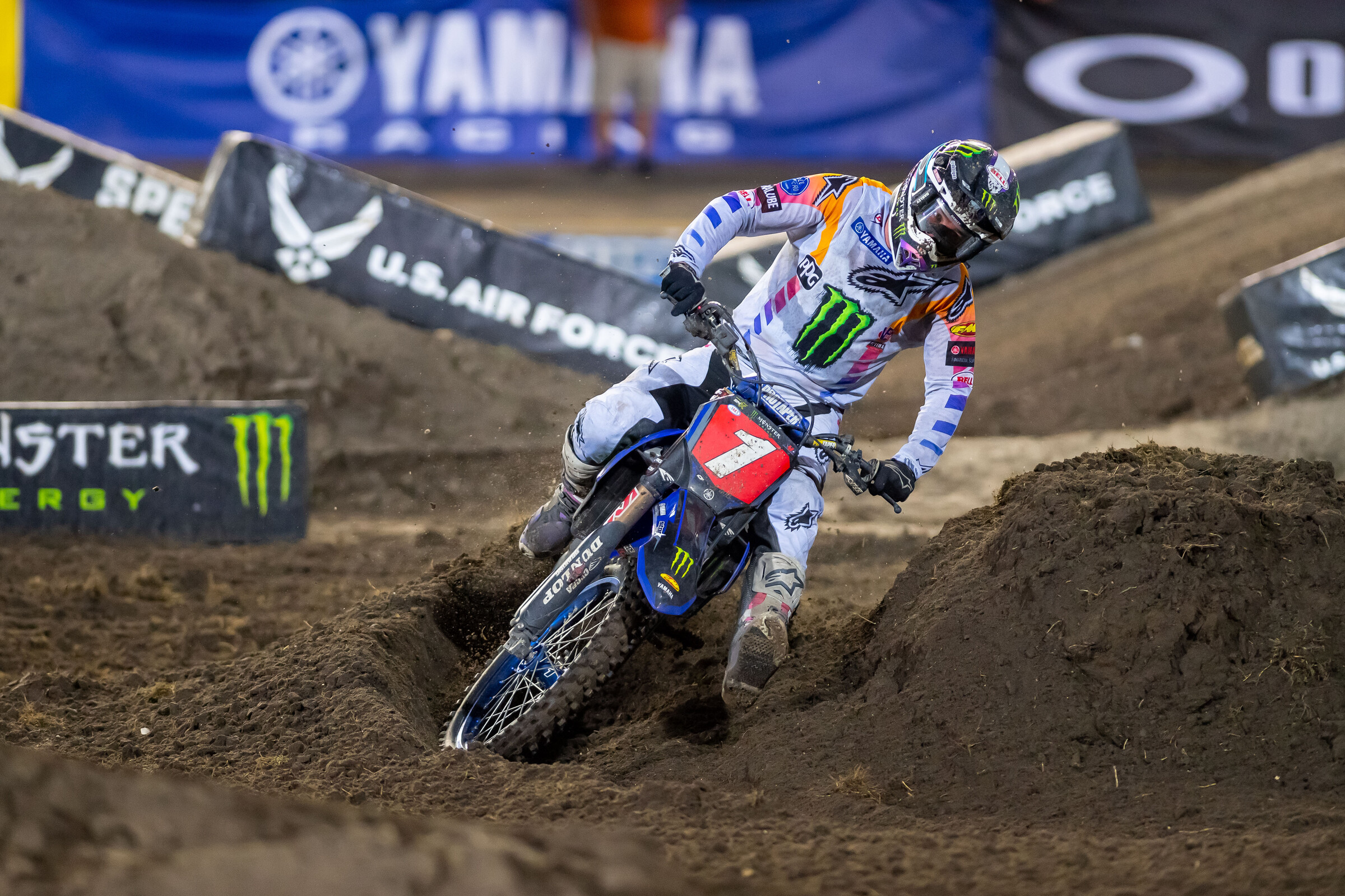 The dark, loose soil at Daytona feels like a home race for Eli Tomac.