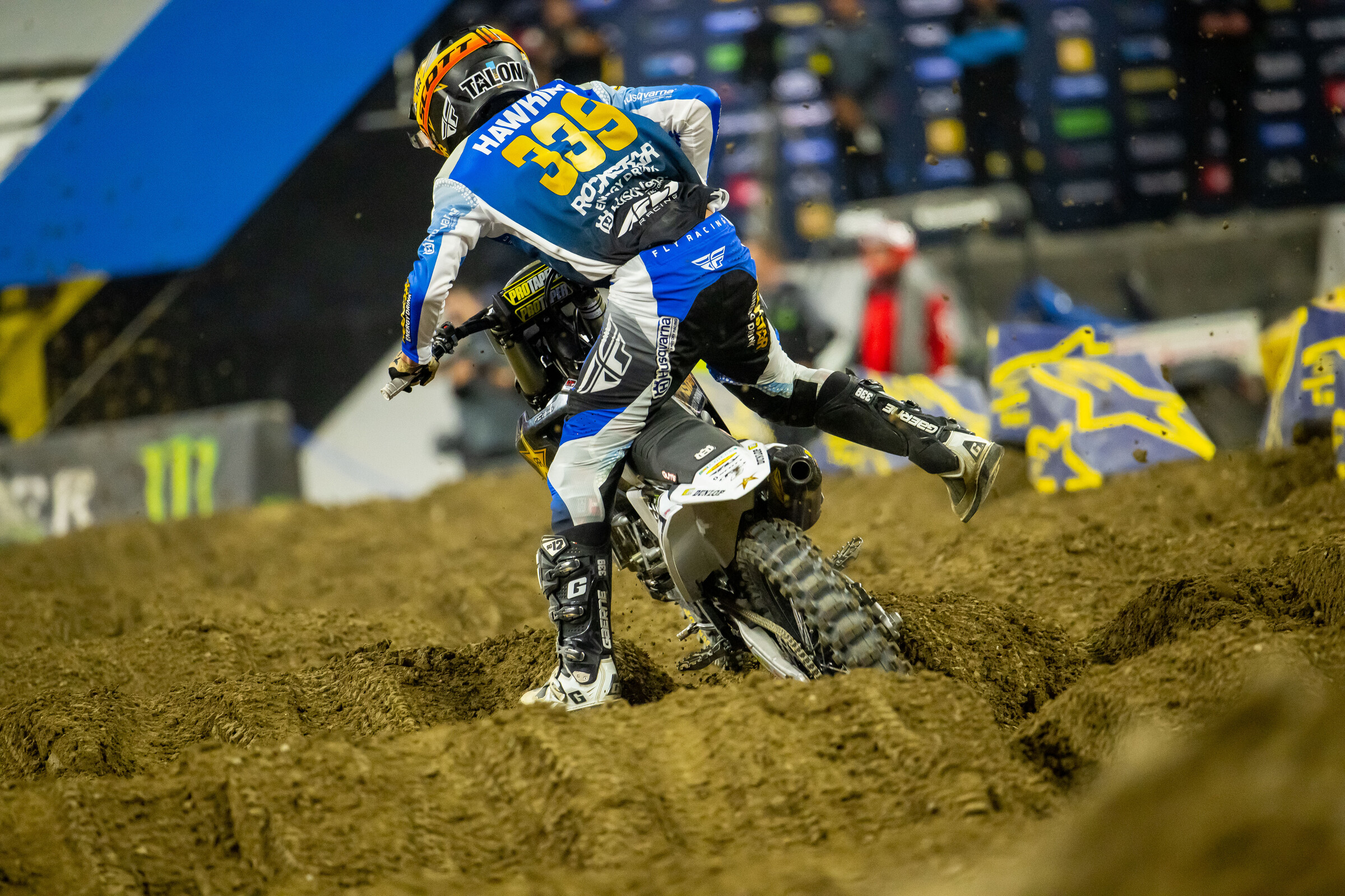 Talon Hawkins with a little 