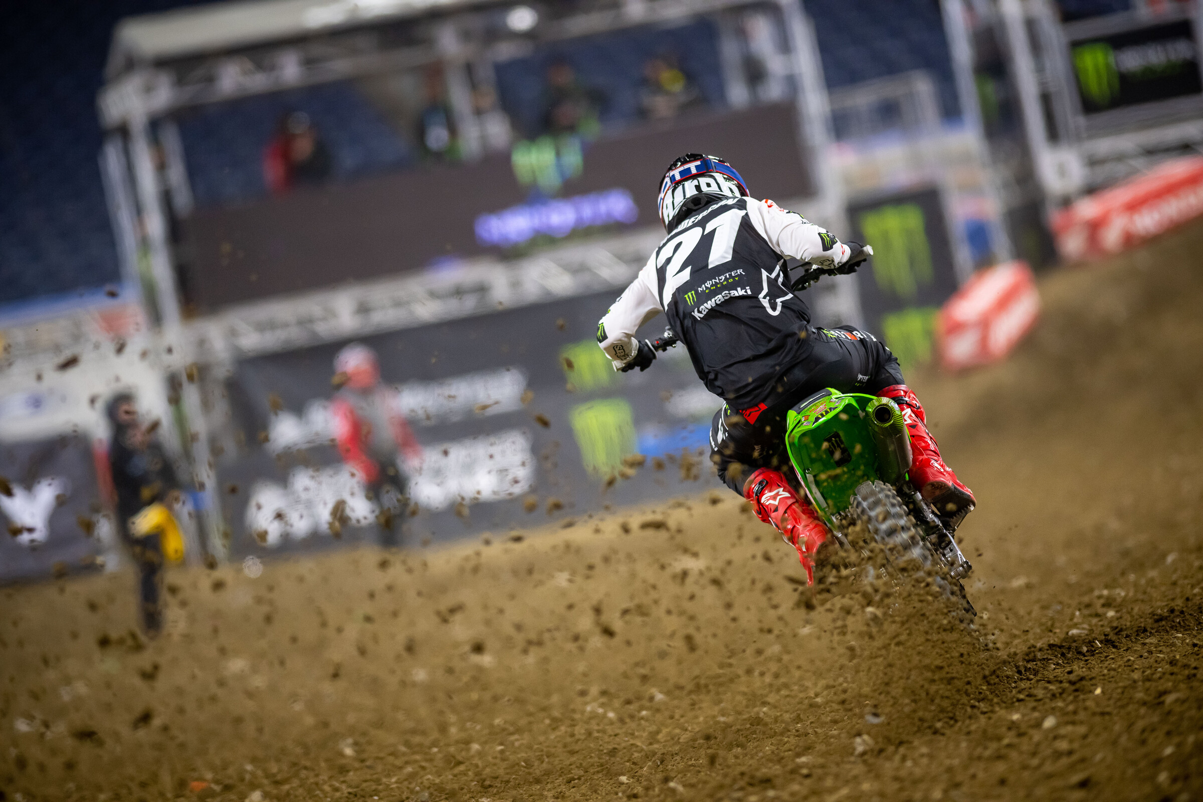 A crash on Detroit's hard surface cost Jason Anderson huge points last year. 