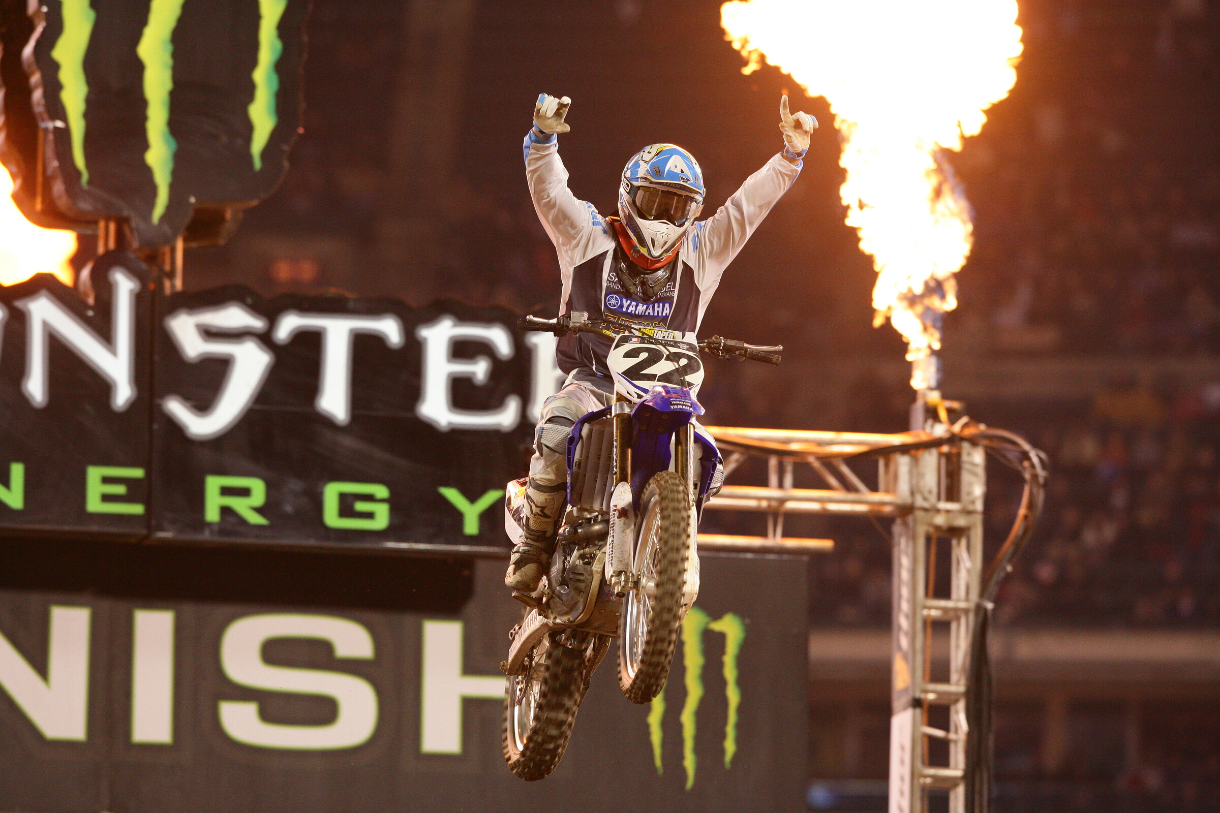 Chad Reed won the opener in 2008 and never gave the points lead back.