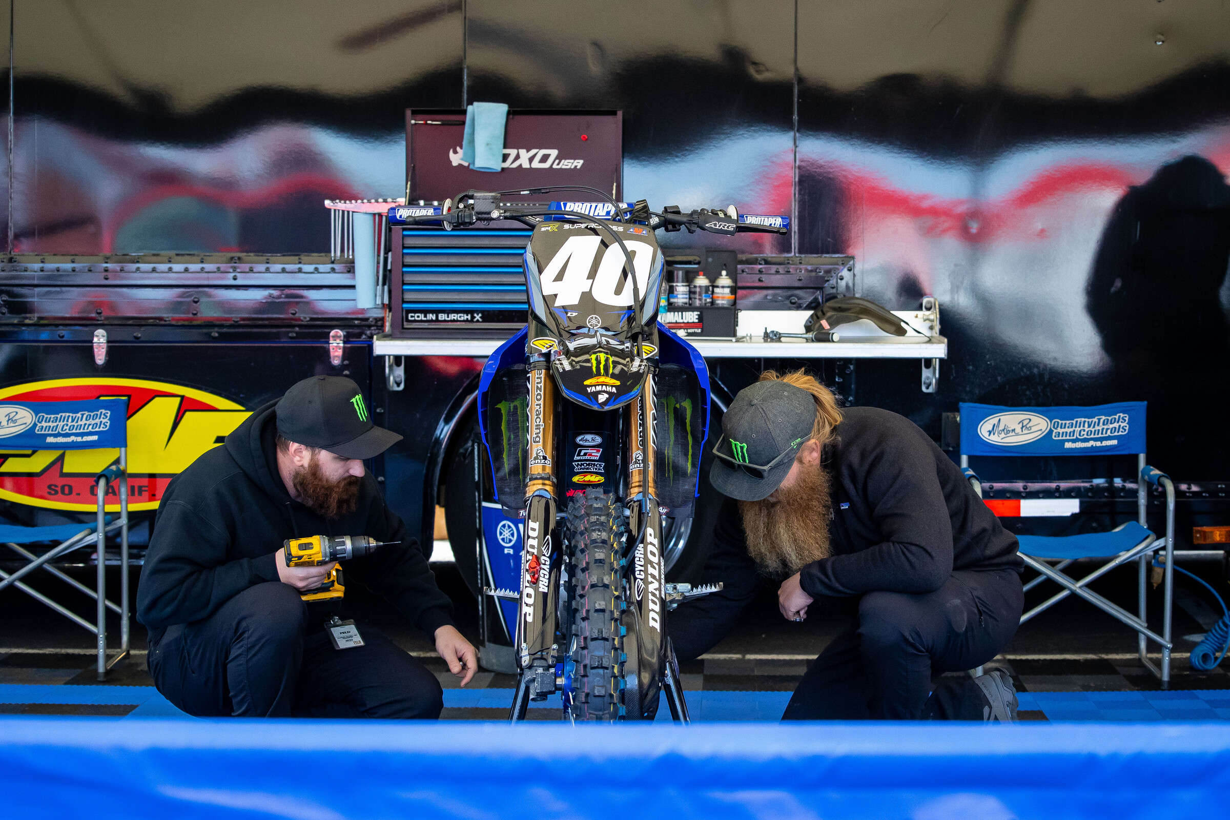 ...and Monster Energy Yamaha Star Racing's machines?