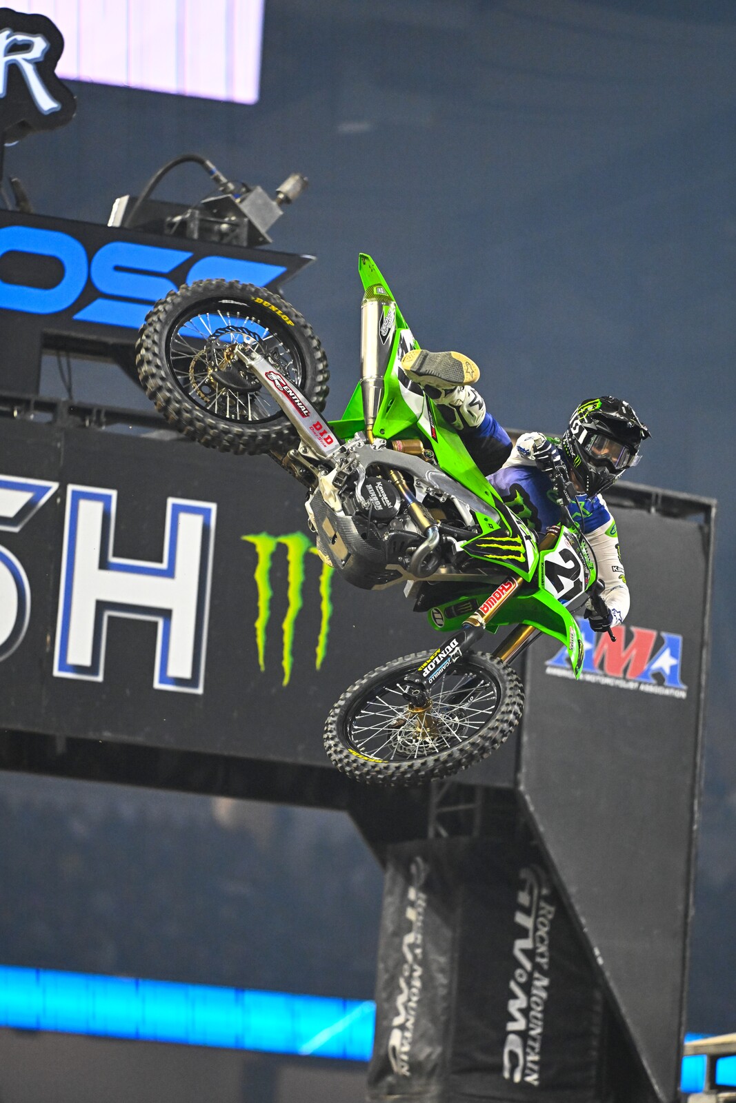 Jason Anderson earned his third 450SX heat race win of the 2023 season. 