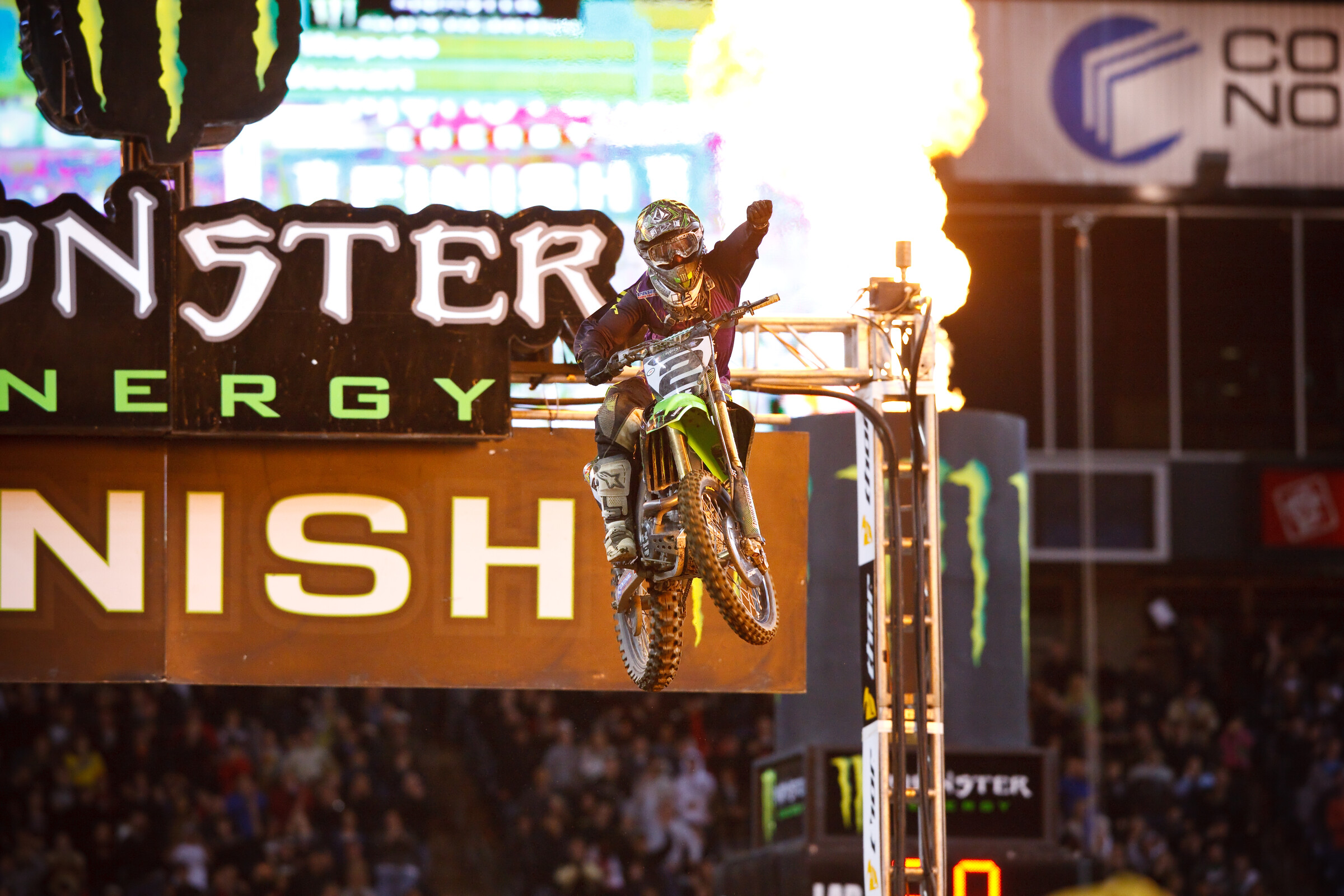 Ryan Villopoto at the 2009 Seattle Supercross.