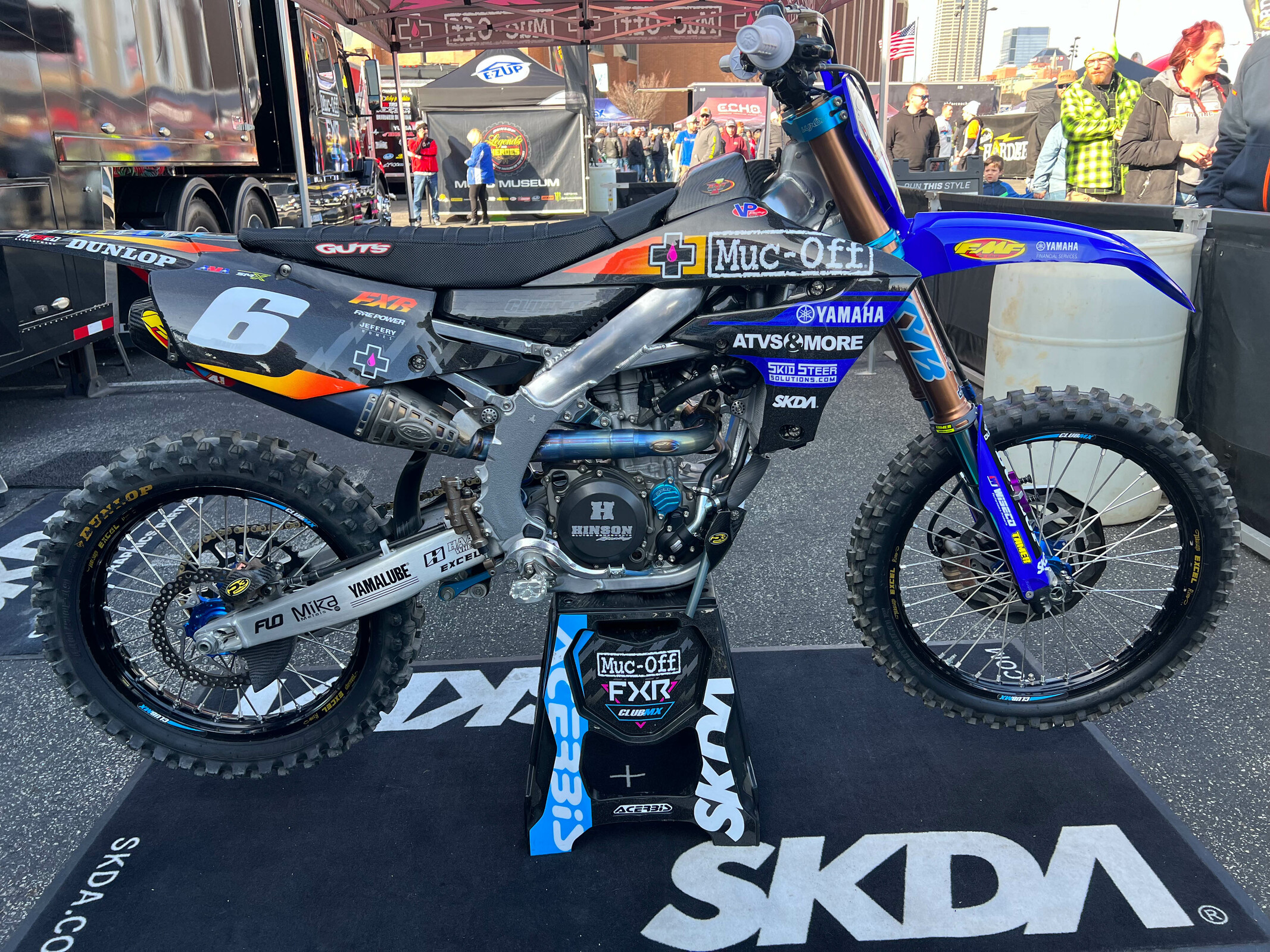 Jeremy Martin's race bike.