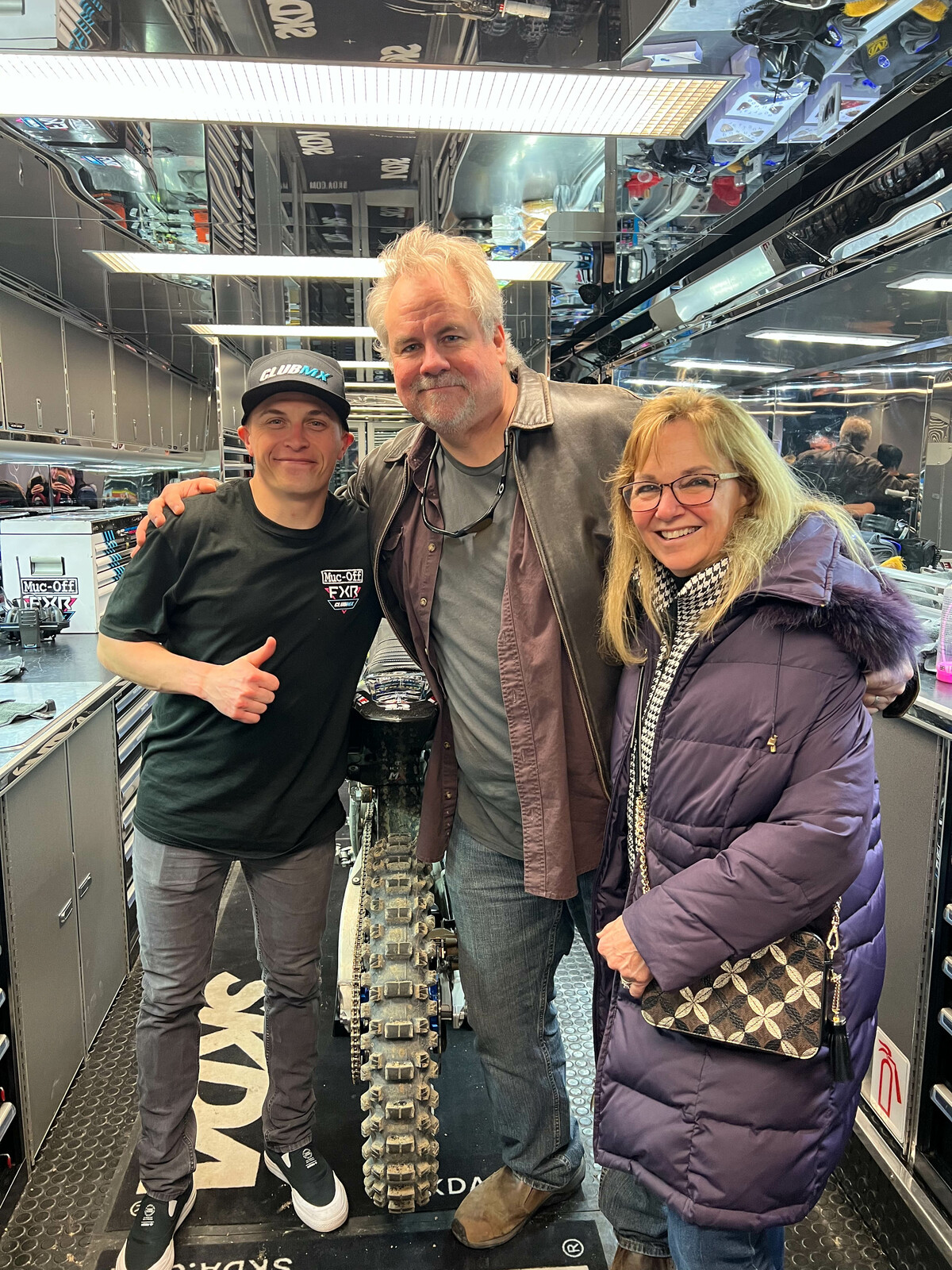 Barbara and Vince Dobilas with Jeremy Martin.