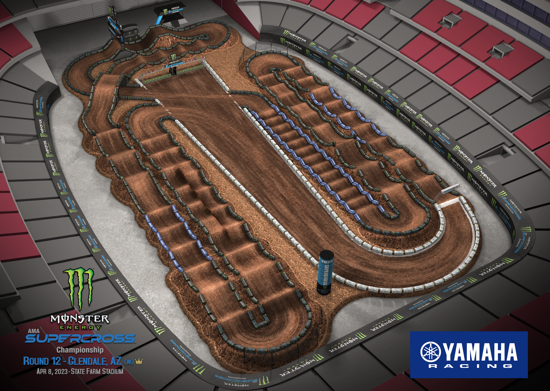 2023 GLENDALE SUPERCROSS // 450 RESULTADOS GERAIS DE CORRIDA