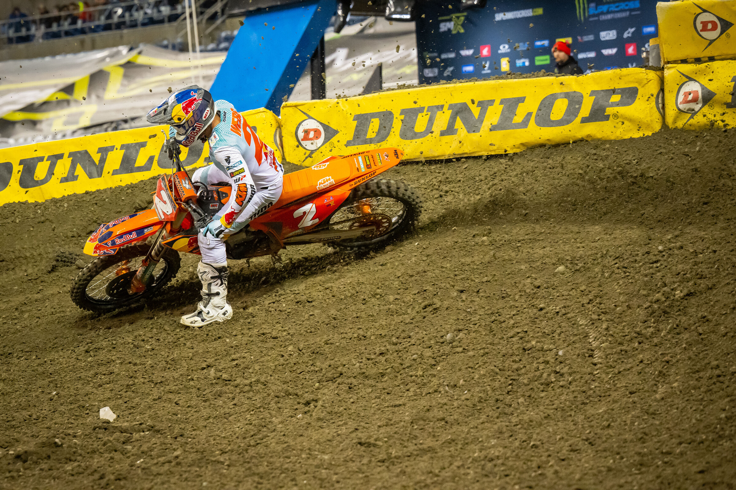 Cooper Webb at the Seattle Supercross.