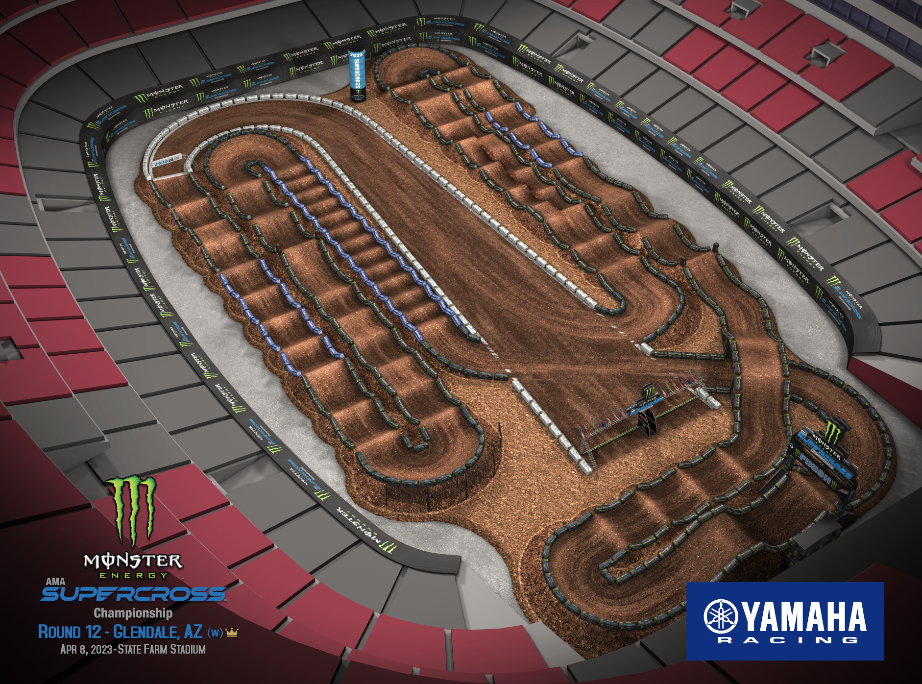 2023 GLENDALE SUPERCROSS // 450 RESULTADOS GERAIS DE CORRIDA