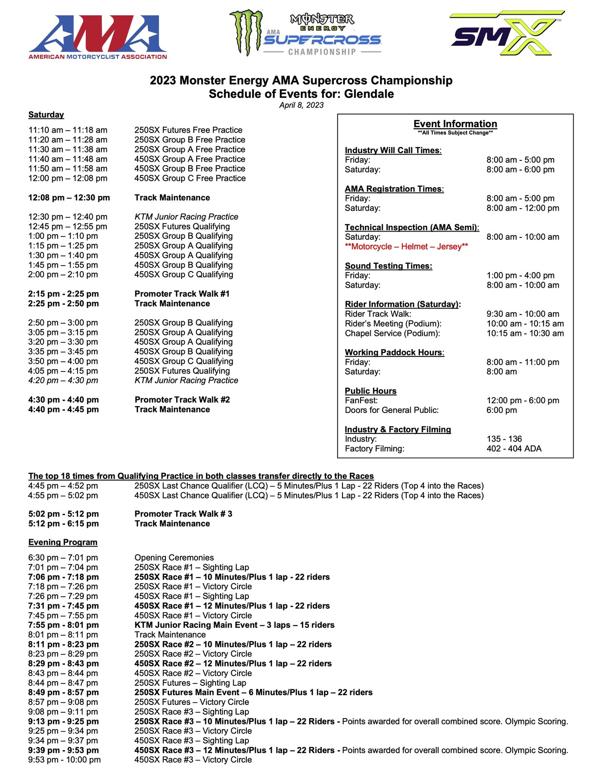 How to Watch/Stream Glendale SX & MXGP of Switzerland on TV Racer X