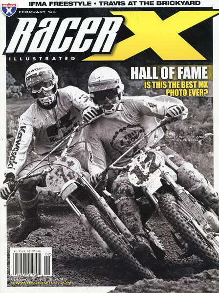 The February 2004 cover of Racer X Illustrated.