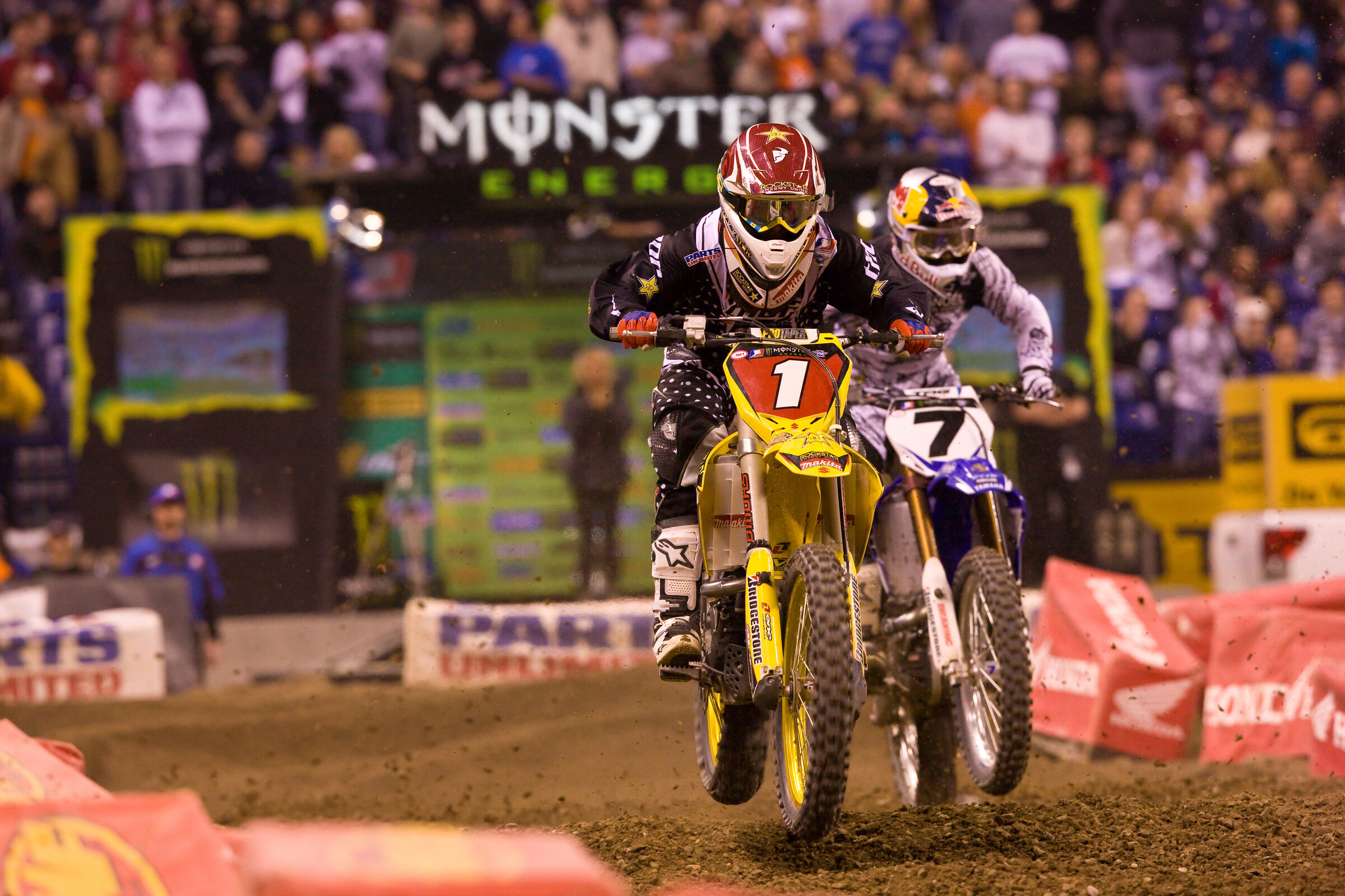 Reed and Stewart at the 2009 Indianapolis SX.