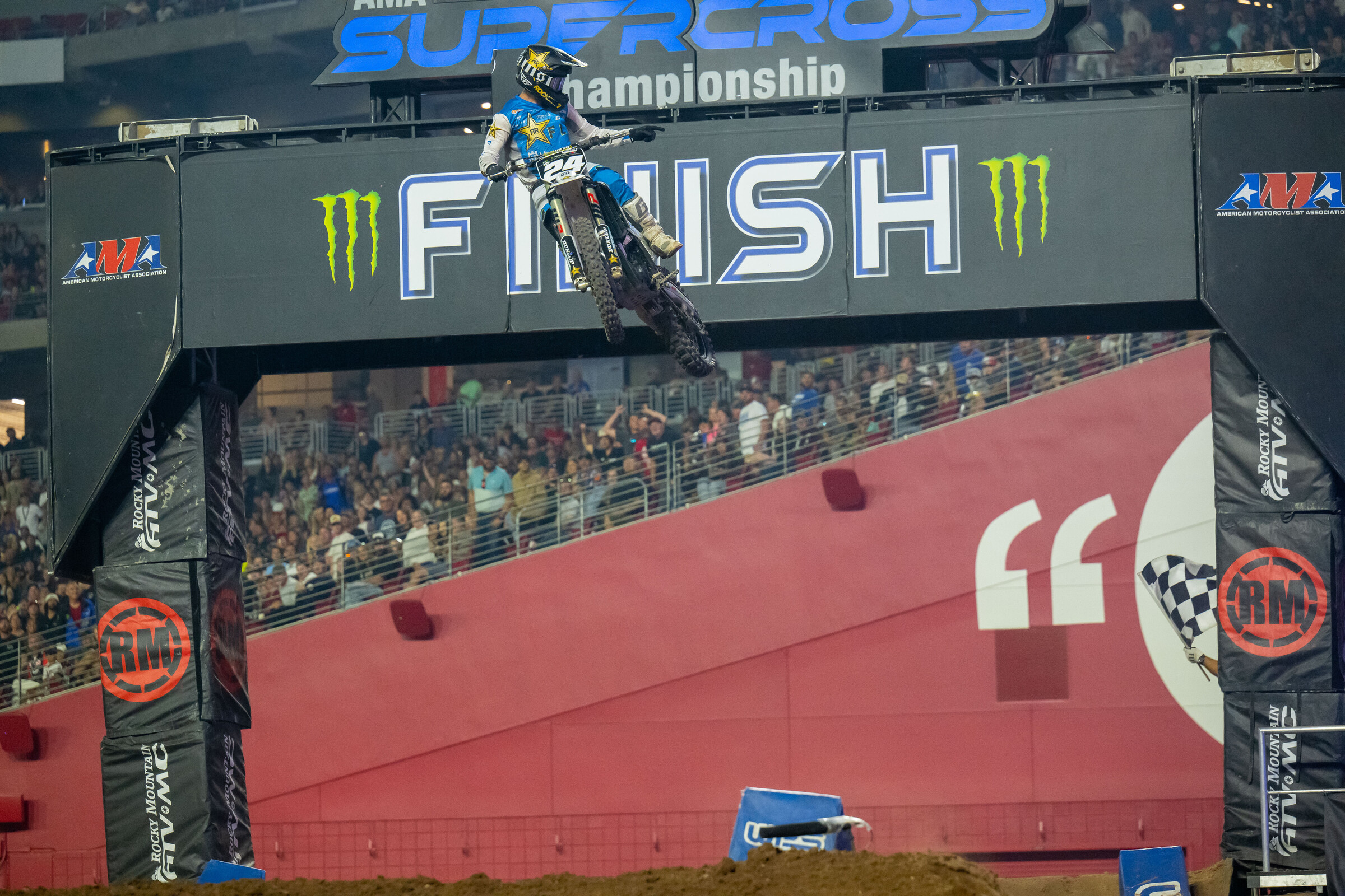 RJ Hampshire claimed the victory in 250SX Race 2 and finished second overall.