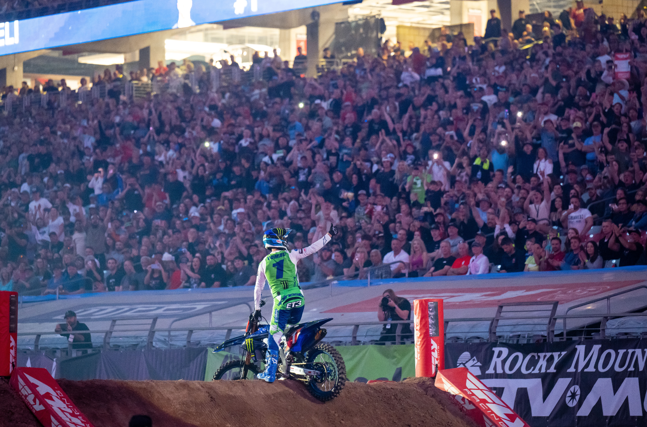 Eli Tomac is looking to become the first 450SX rider to earn the title two consecutive 450SX since Ryan Dungey did so in 2015, 2016, and 2017.