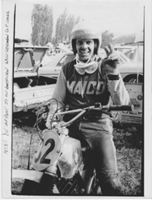 Bryan Kenney at the 1972 West German Grand Prix.