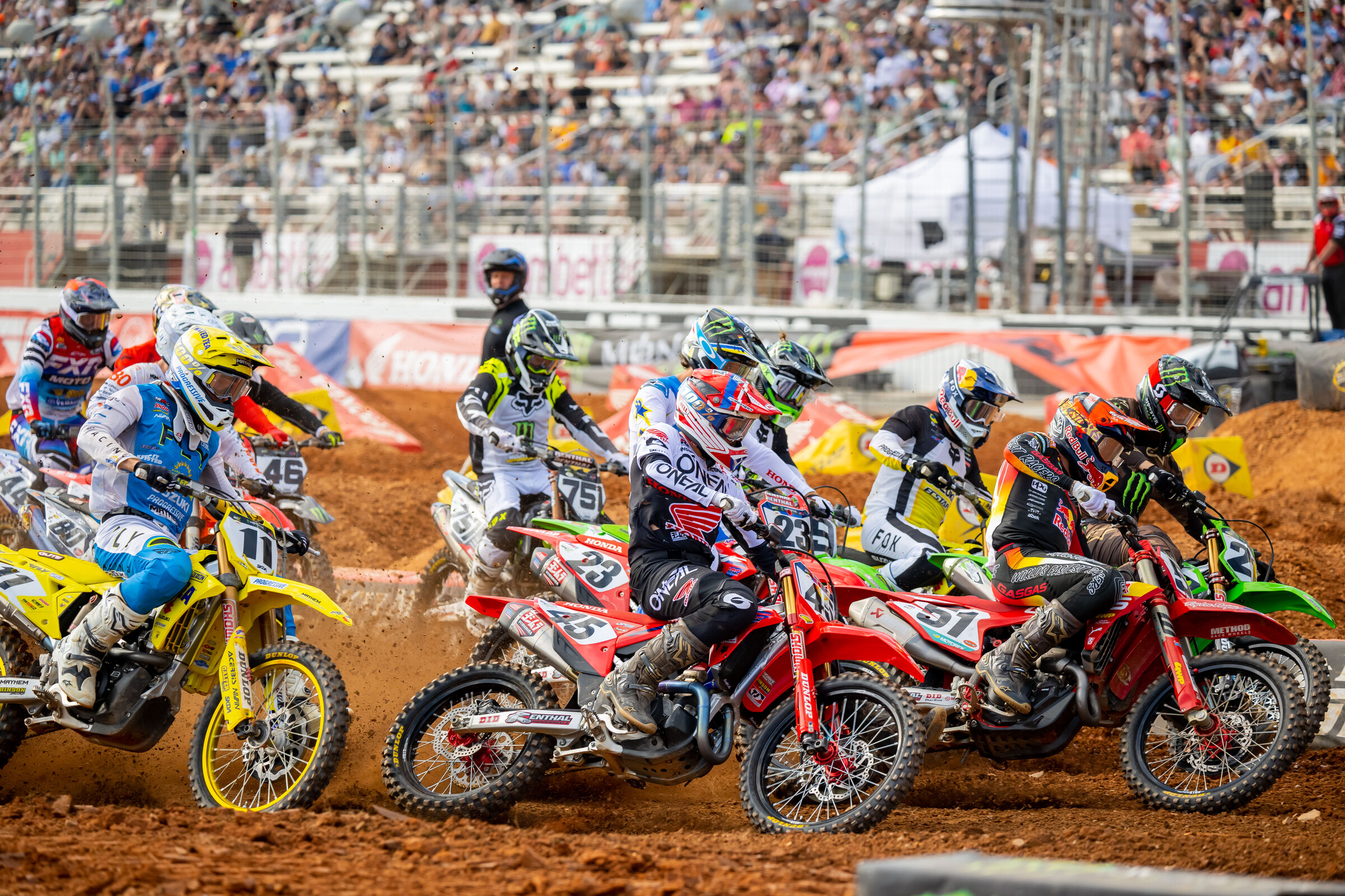 2023 Atlanta Supercross 250SX and 450SX Main Event Video Highlights and Results 