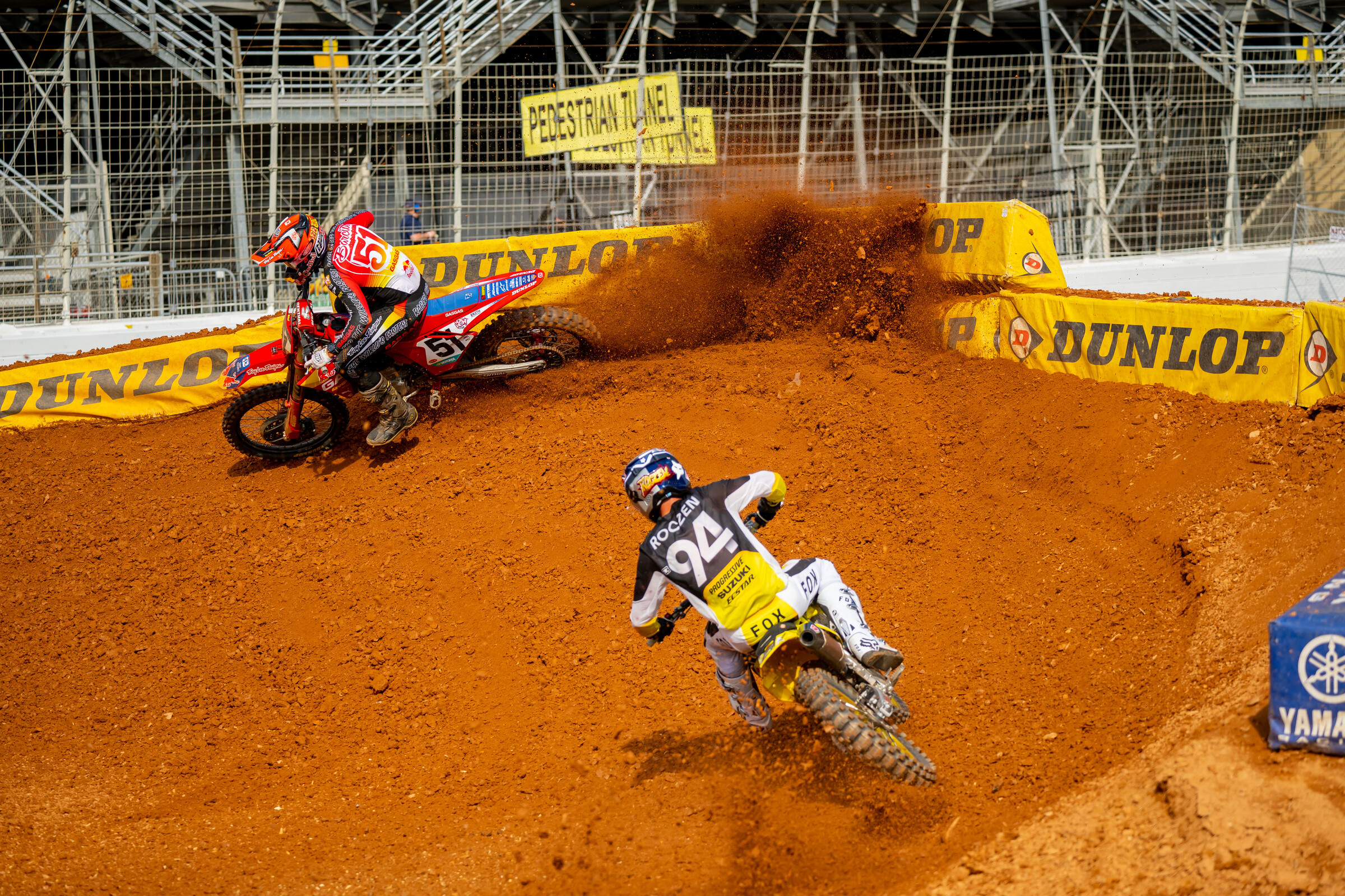 Justin Barcia and Ken Roczen remain locked in a close battle for fourth in the championship.