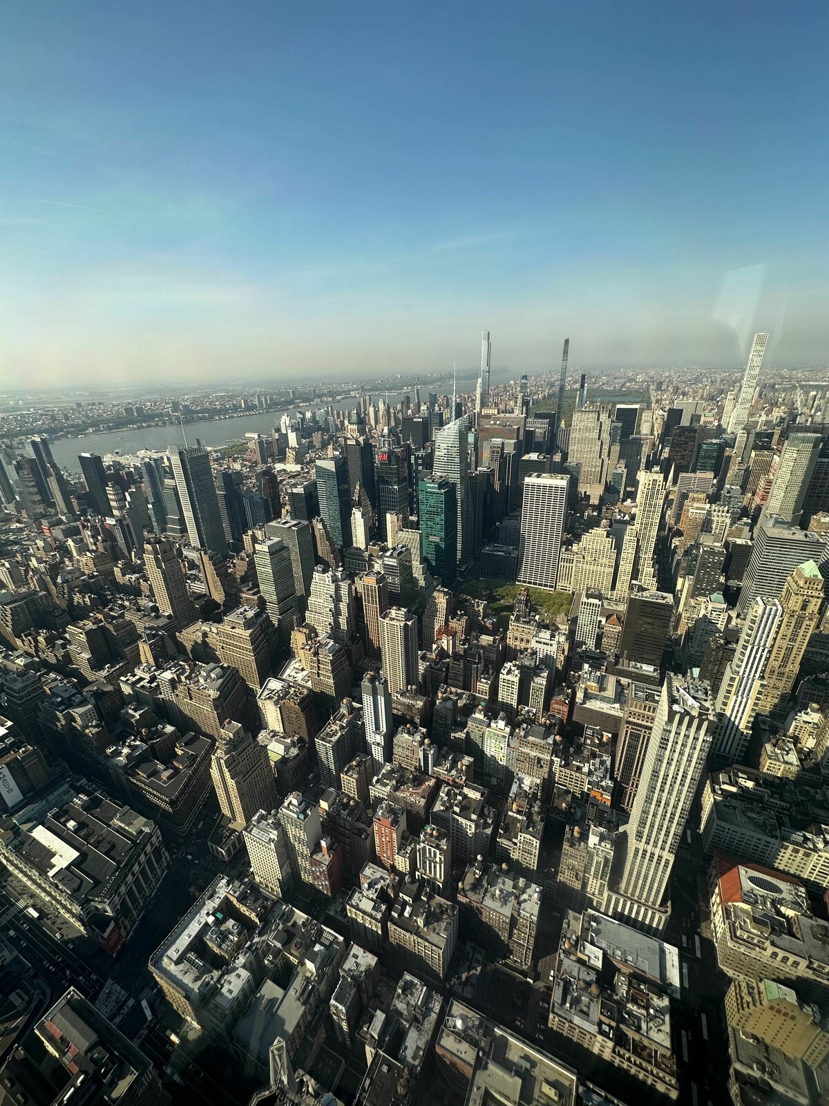 The view from atop the Empire State Building.