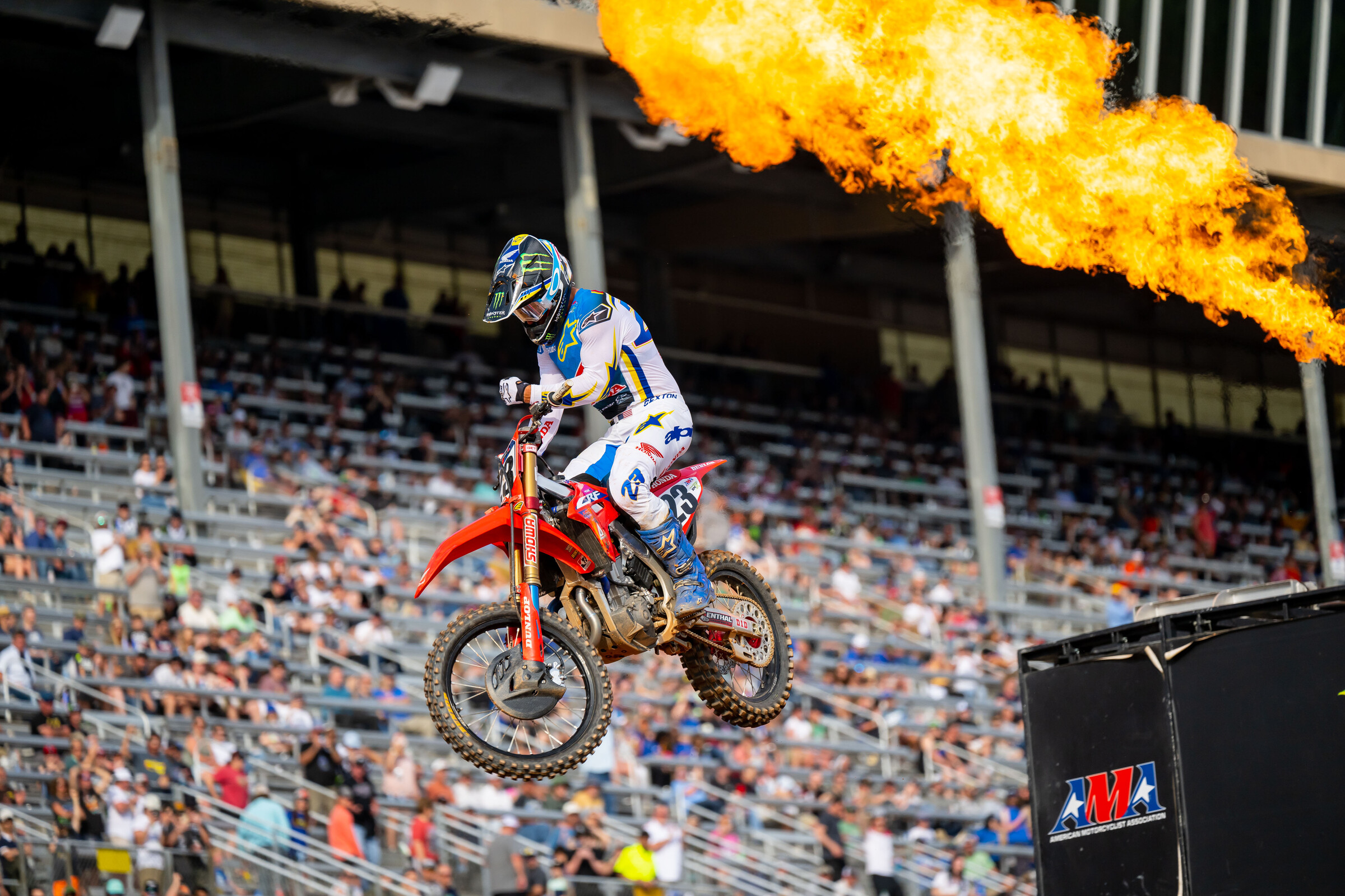 Chase Sexton is looking to flip this championship fight upside-down.