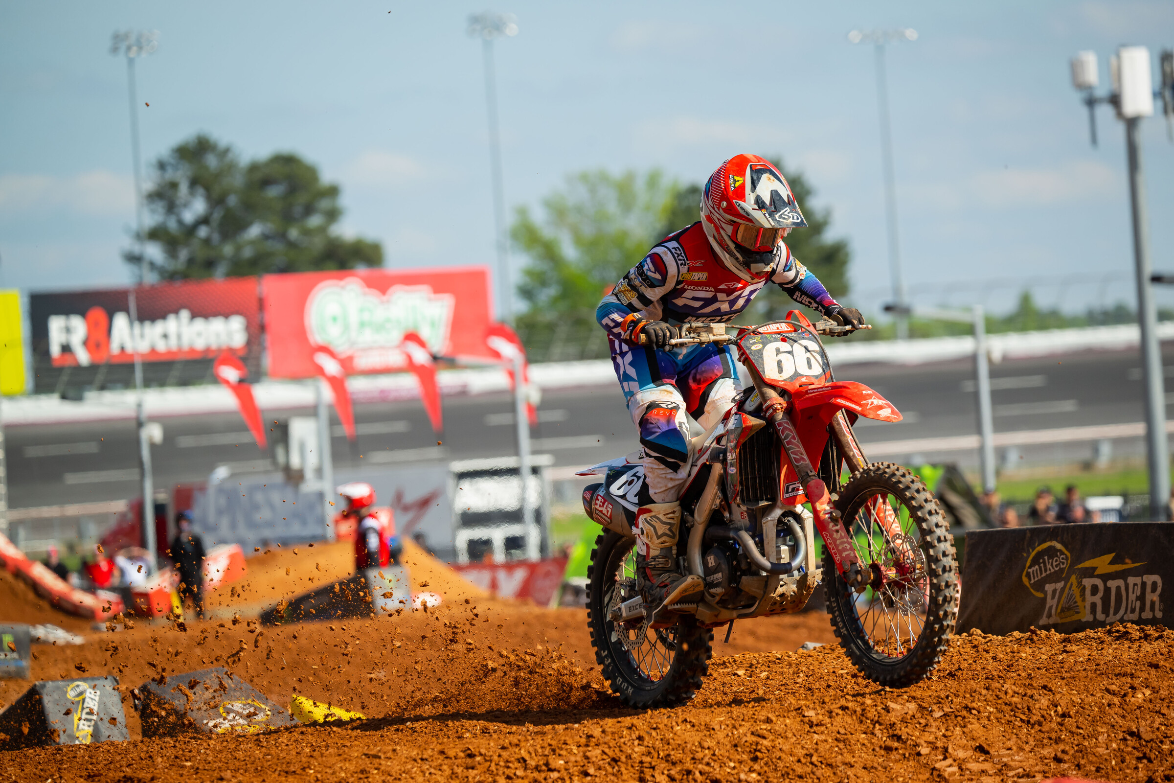 Henry Miller on his way to an impressive P6 in Atlanta.