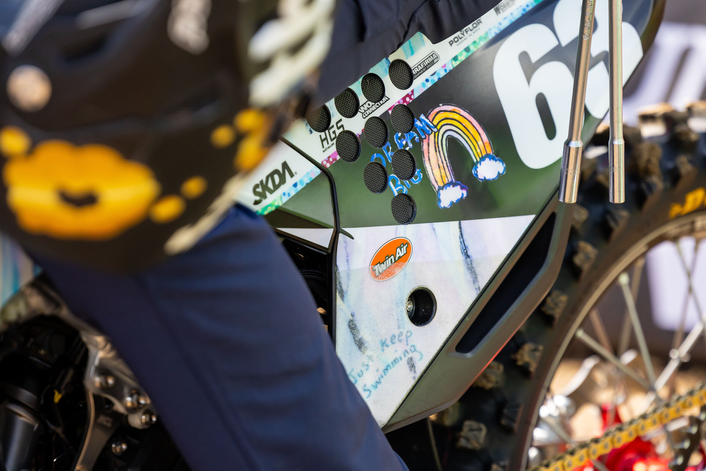 Max Anstie's Honda CRF250R.