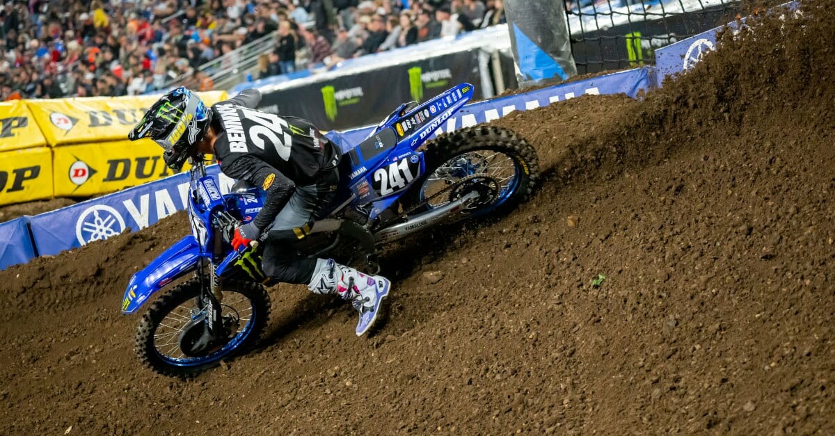 Bennick made an amazing run to get close in the final turn.