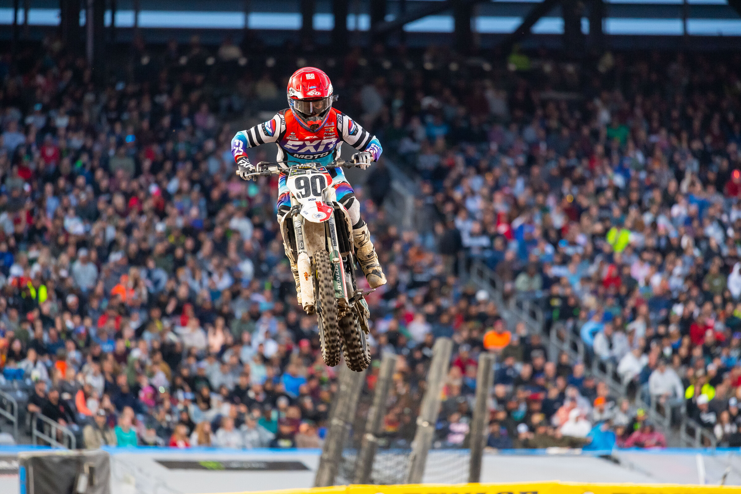 Tristan Lane in the night show before the delay came.