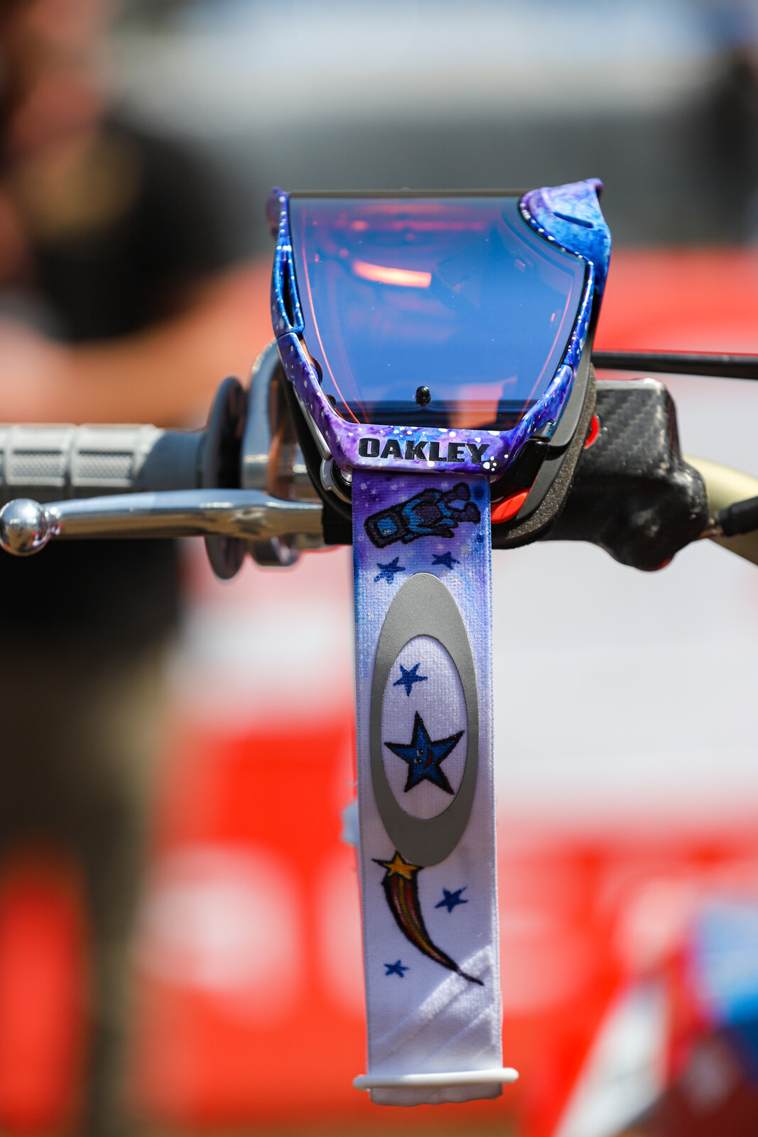 Justin Barcia's Oakley goggles.