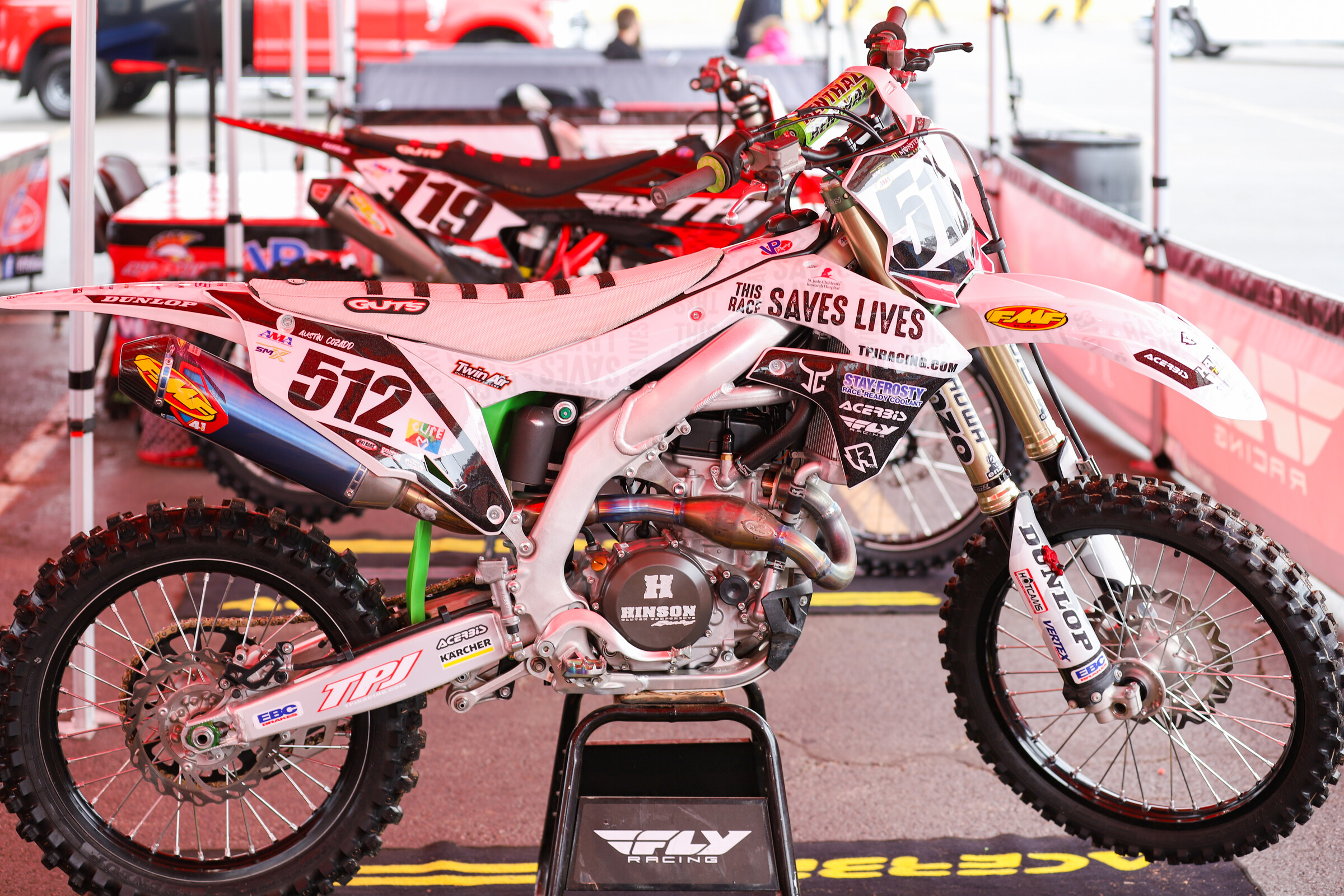 Austin Cozadd's Kawasaki KX450F.