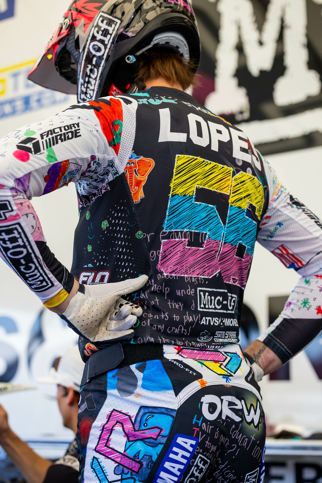 Enzo Lopes' FXR gear.