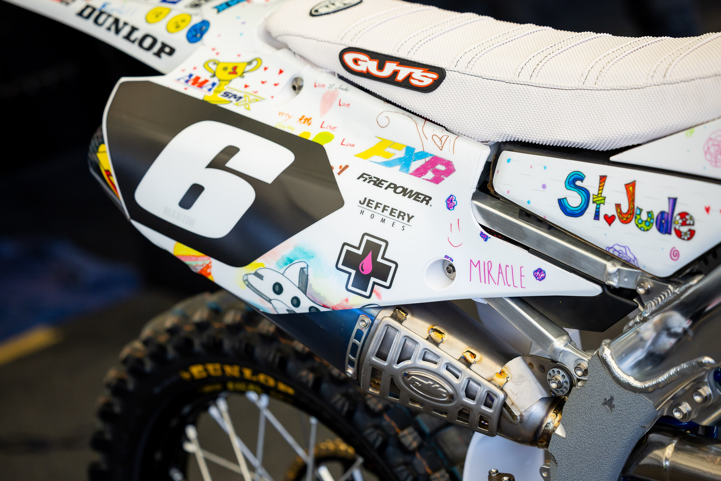 Jeremy Martin's Yamaha YZ250F.