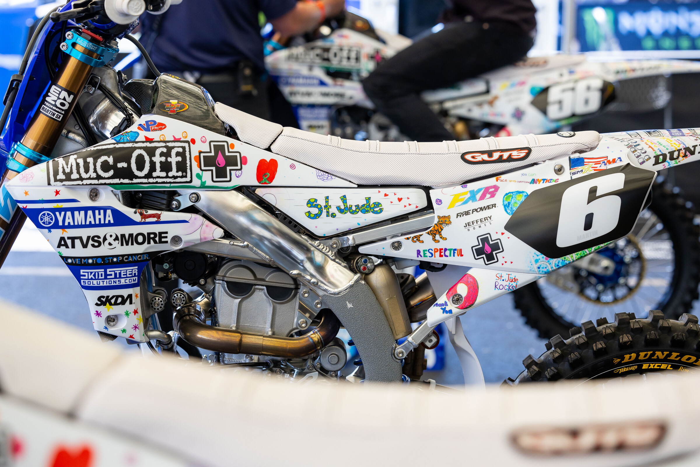 Jeremy Martin's Yamaha YZ250F.