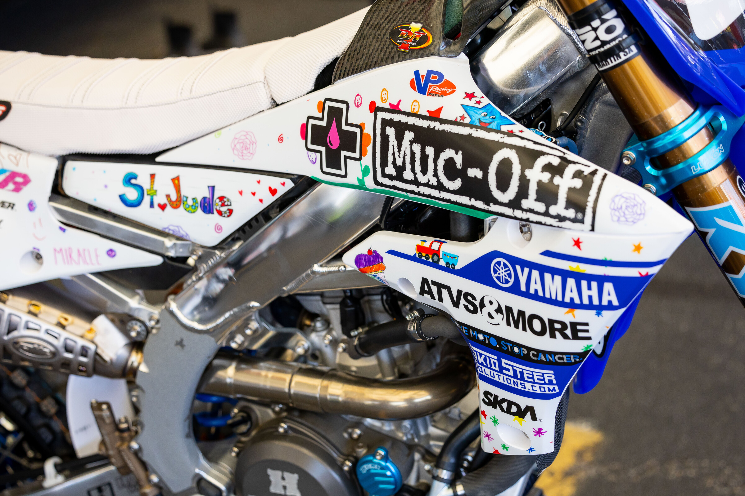Jeremy Martin's Yamaha YZ250F.