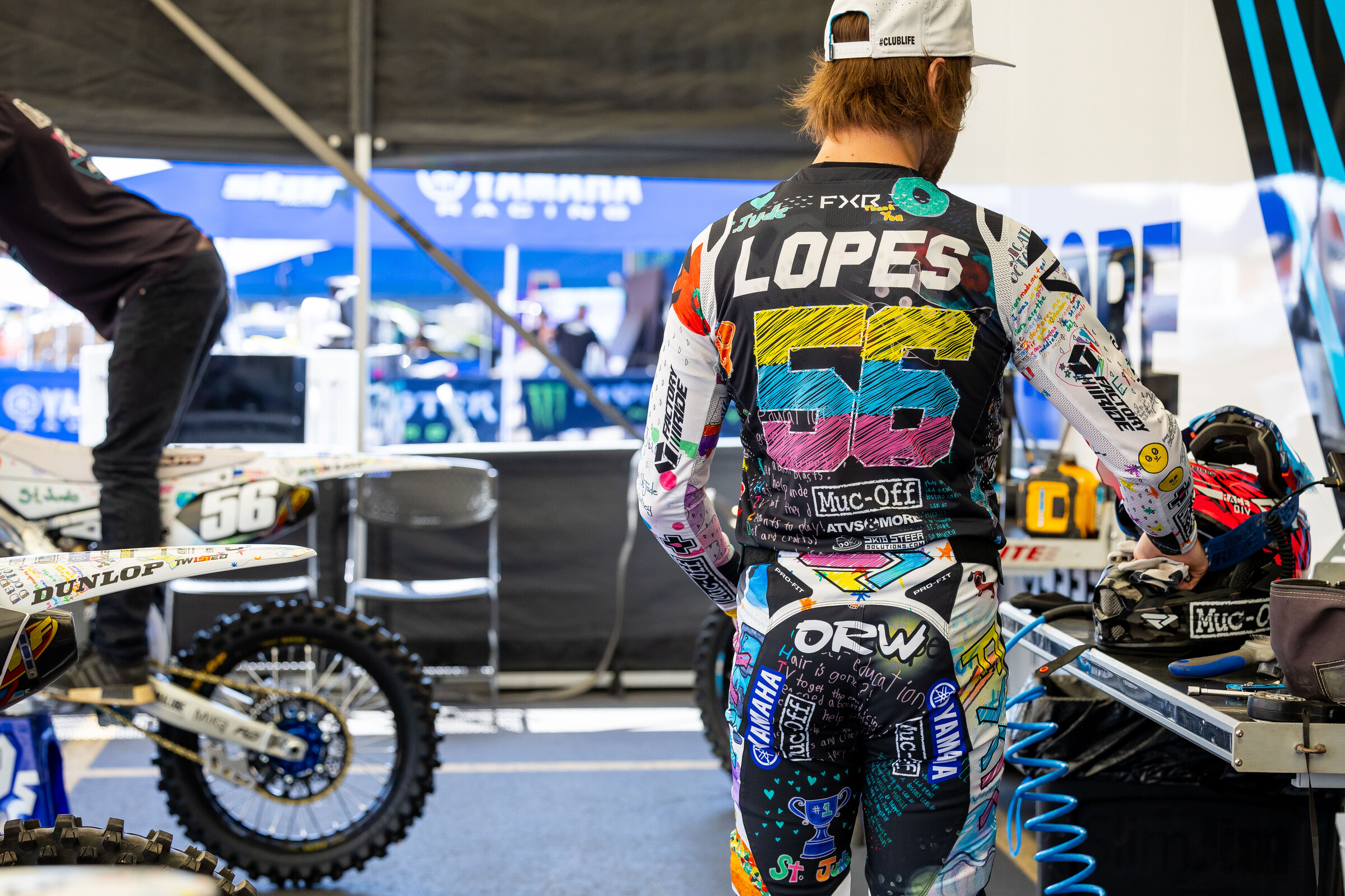 Enzo Lopes' FXR gear.