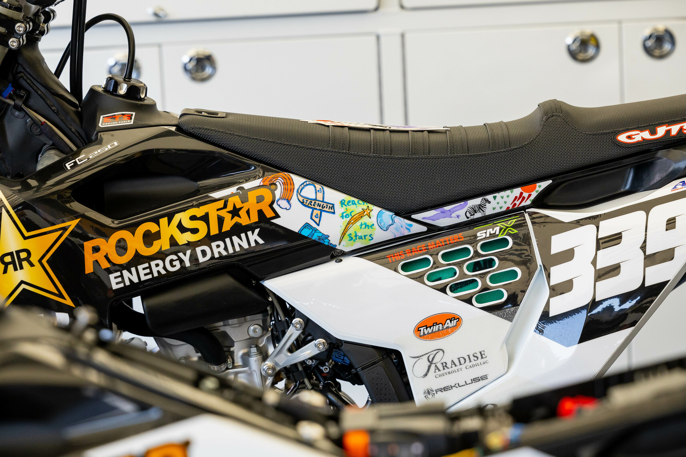 Talon Hawkins' race bike