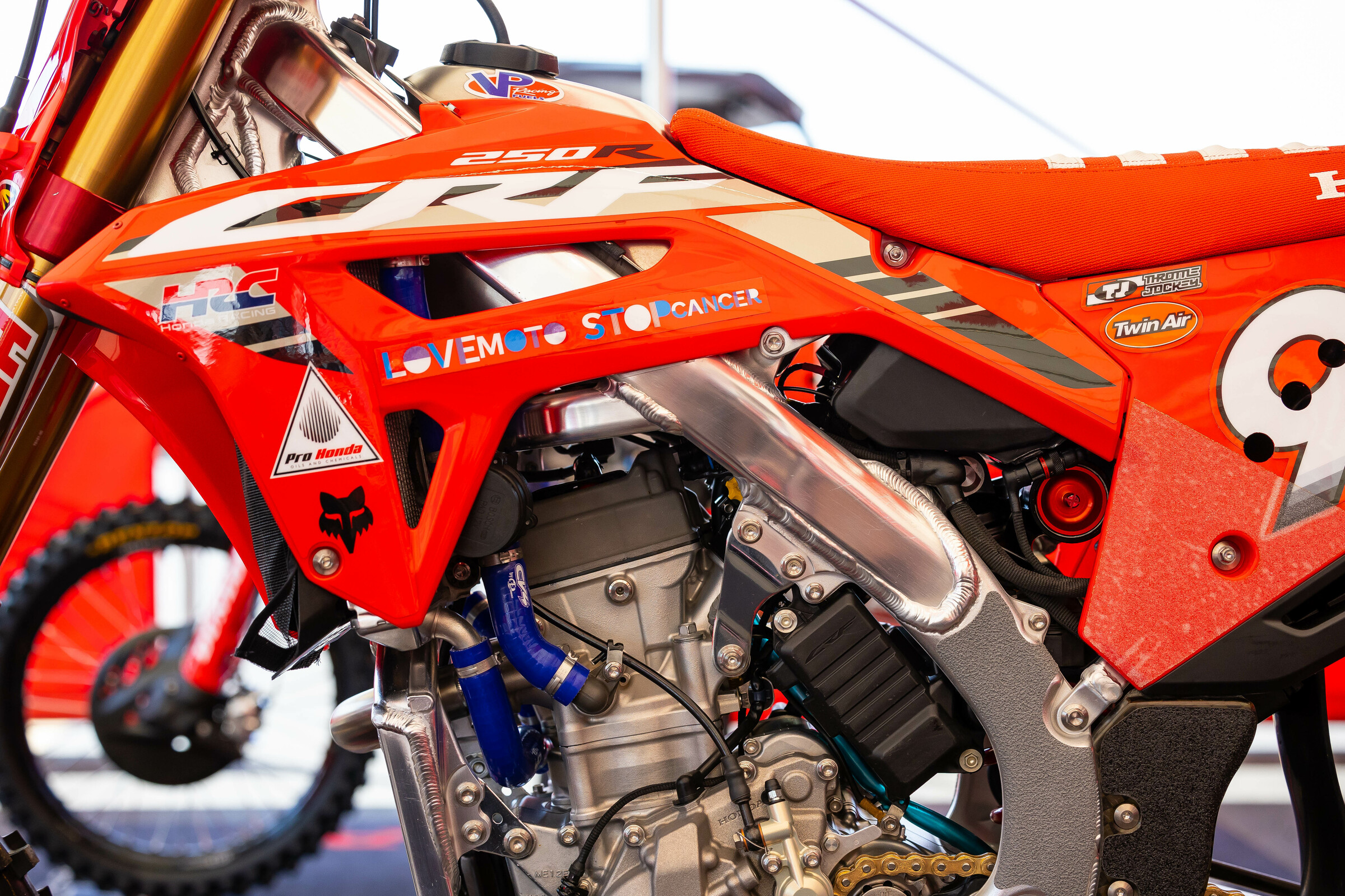 Hunter Lawrence's race bike.