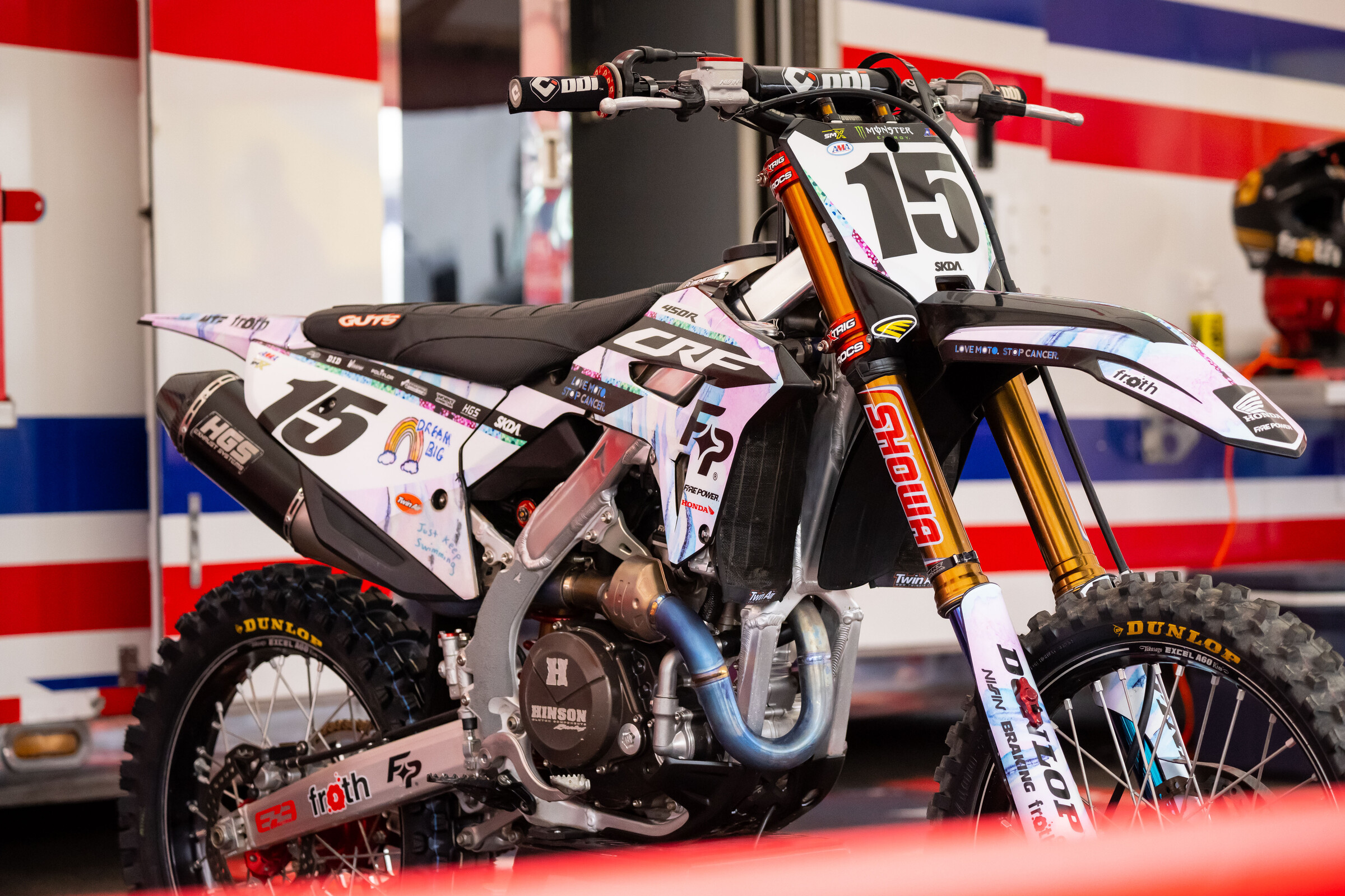 Dean Wilson's race bike
