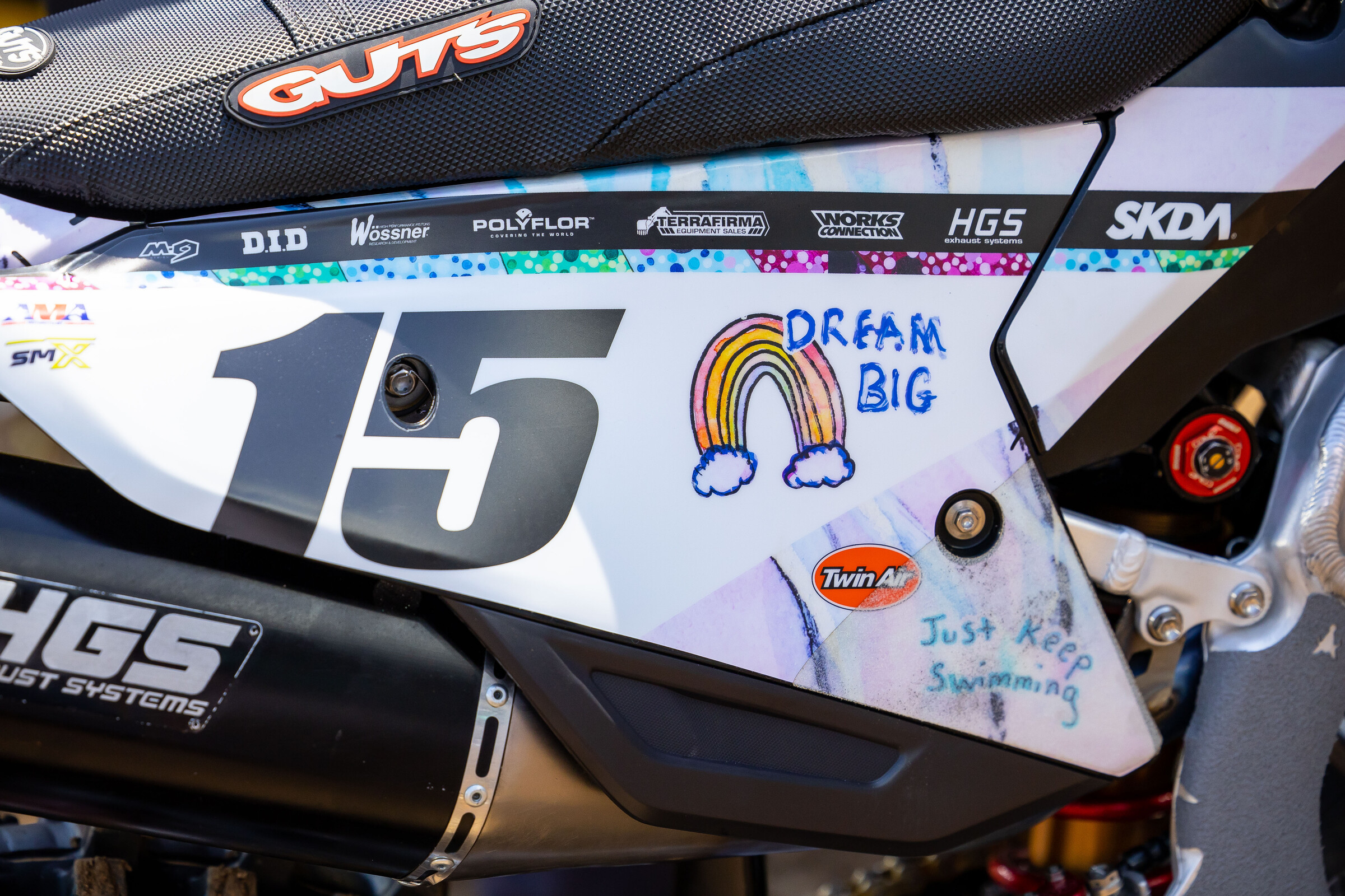 Dean Wilson's race bike