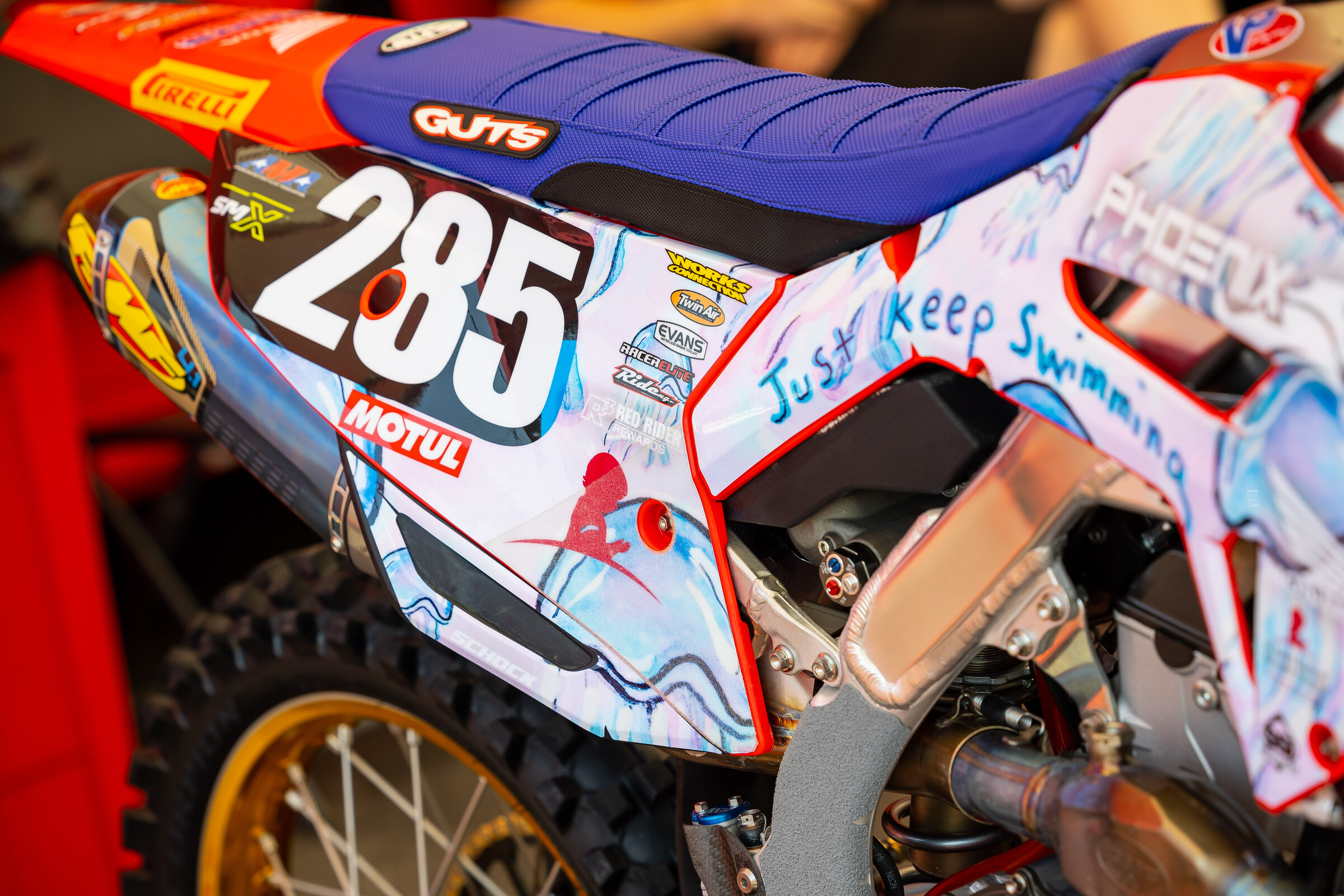 Coty Shock's race bike