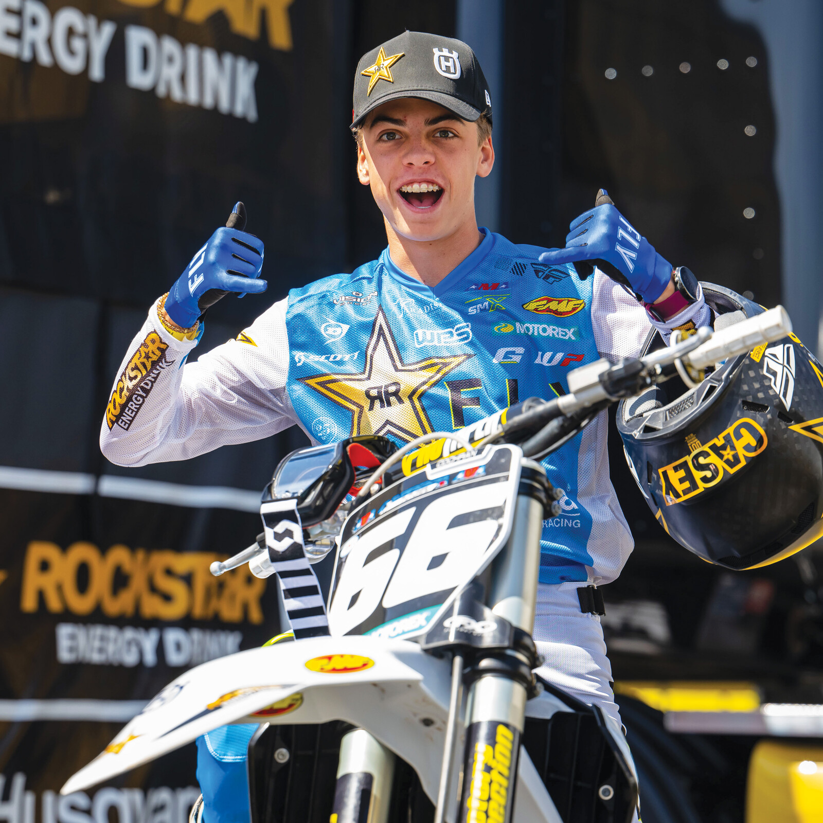 Casey Cochran signals the all-good as he heads into the pro ranks.